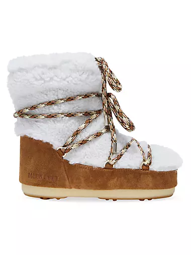 Unisex Light Low Shearling Snow Boots
