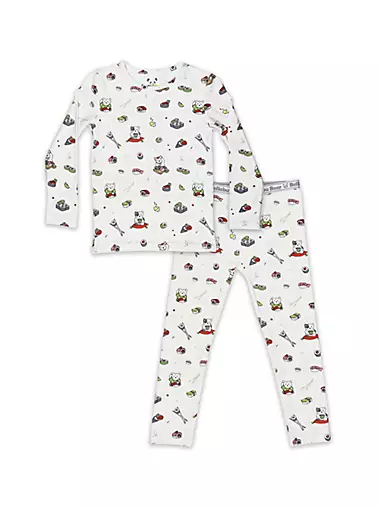 Little Kid's & Kid's Sushi Cat Pajamas Set