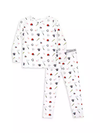 Baby's, Little Kid's & Kid's Baseball Pajama Set