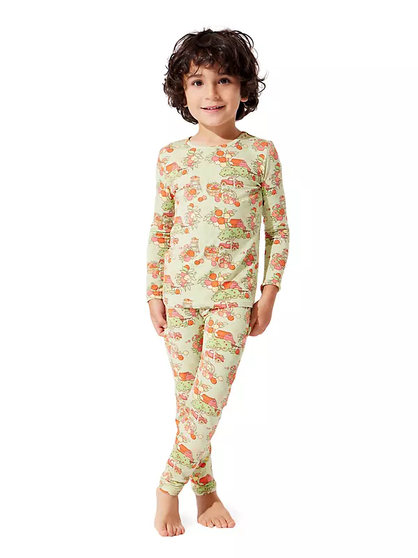 Little Boy's & Boy's Apple Orchard Pajamas Set