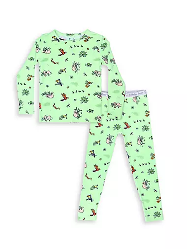 Baby's, Little Kid's & Kid's Rainforest Graphic Pajamas