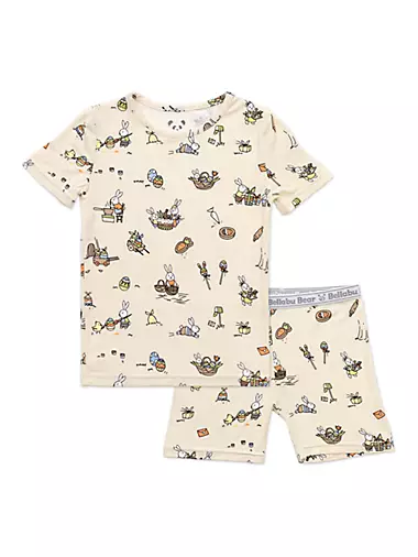 Baby's, Little Kid's & Kid's Bunny Workshop Pajama Set