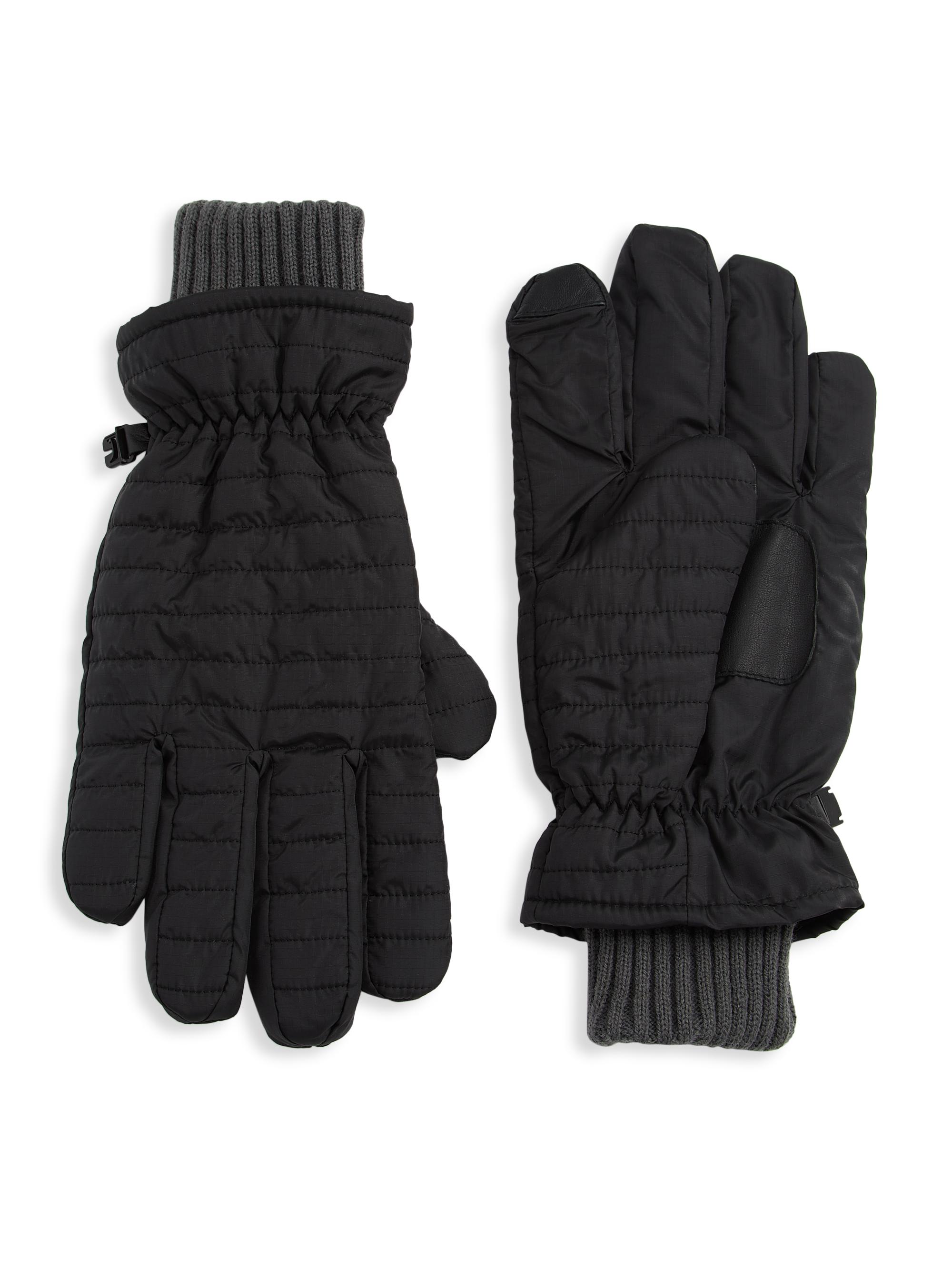 Saks Fifth Avenue Men's COLLECTION Tech Touch Gloves - Moonless