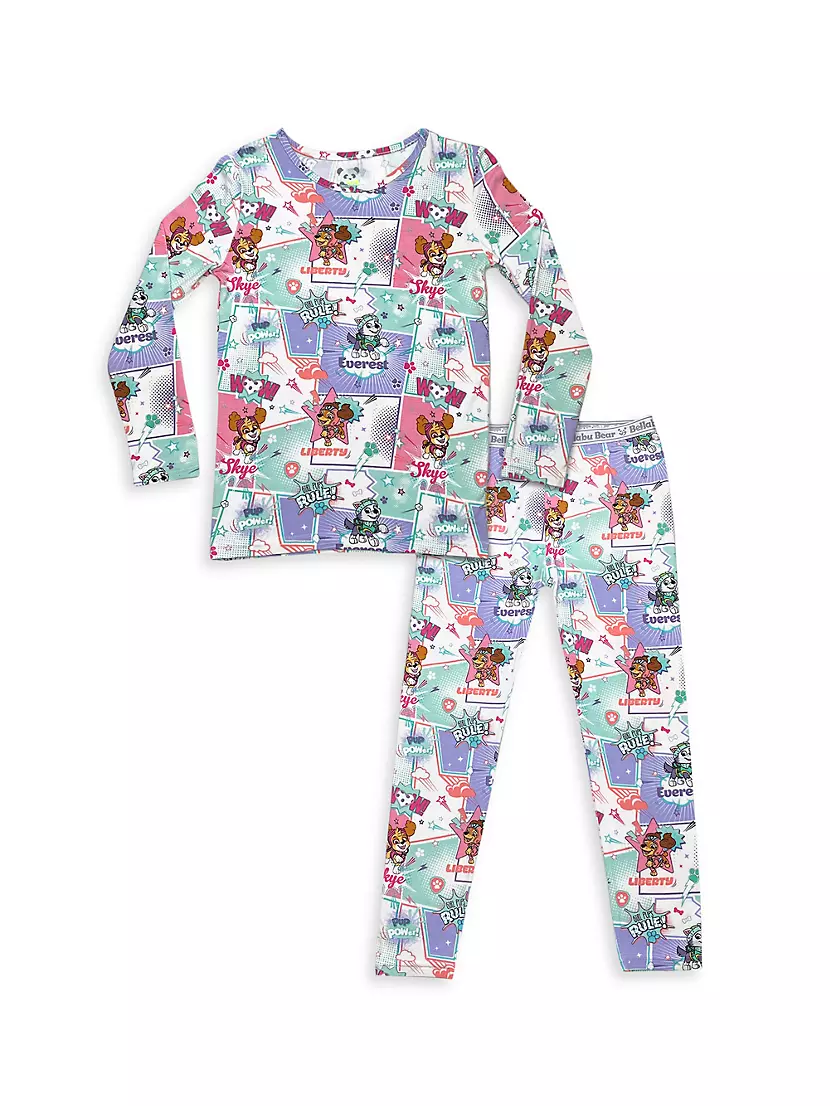 Patrol Girl\'s Pants Saks Pajamas Shop Bear Pups Bellabu Shirt Long-Sleeve Set | Avenue Fifth Comic Little Paw &