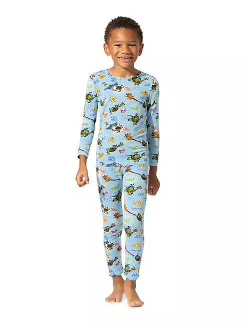 Teenage Mutant Ninja Turtles Cowabunga Dudes Kids Pajamas Set For Boys and  Girls
