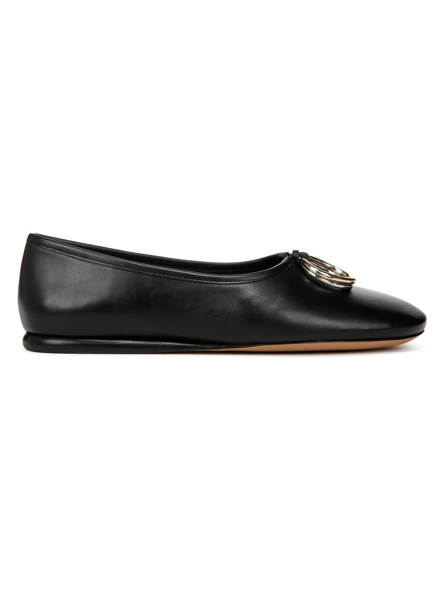 Vince Didi Leather Ballet Flats | Saks Fifth Avenue