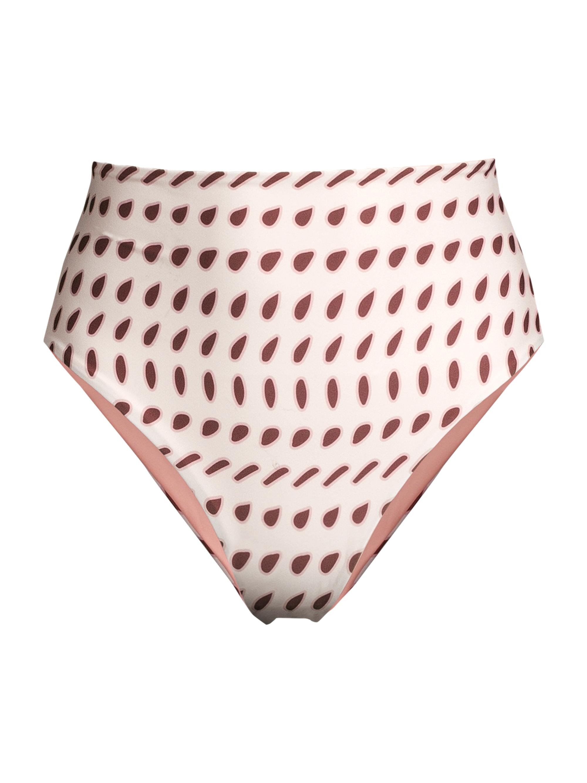 Juan de Dios Women's Niche Vintage Reversible Bikini Bottom -  Wine Seeds