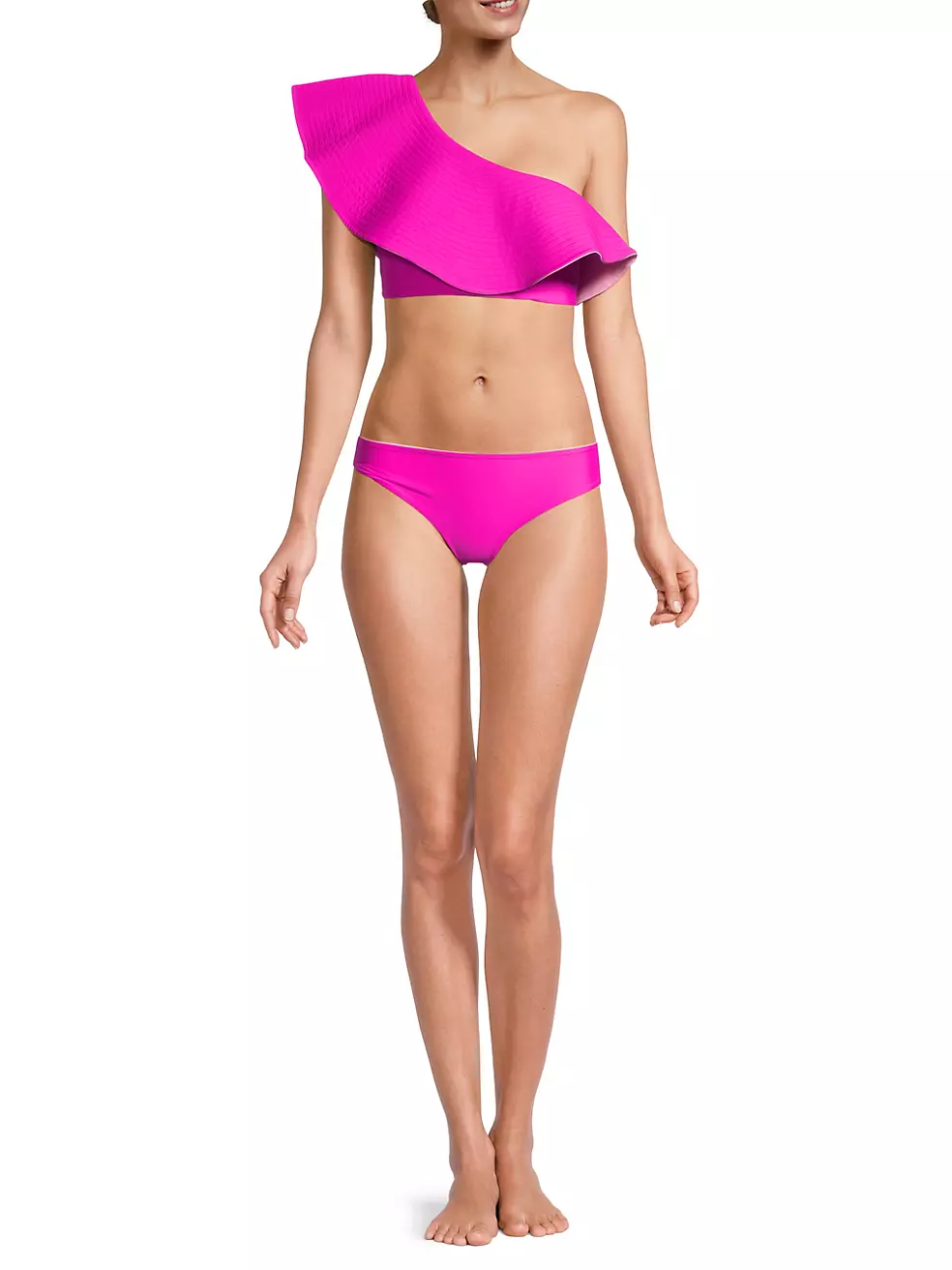 Shop Juan de Dios Sunset Waves Reversible Bikini Bottom