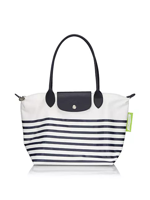 Shop Longchamp Le Pliage Striped Tote Bag | Saks Fifth Avenue