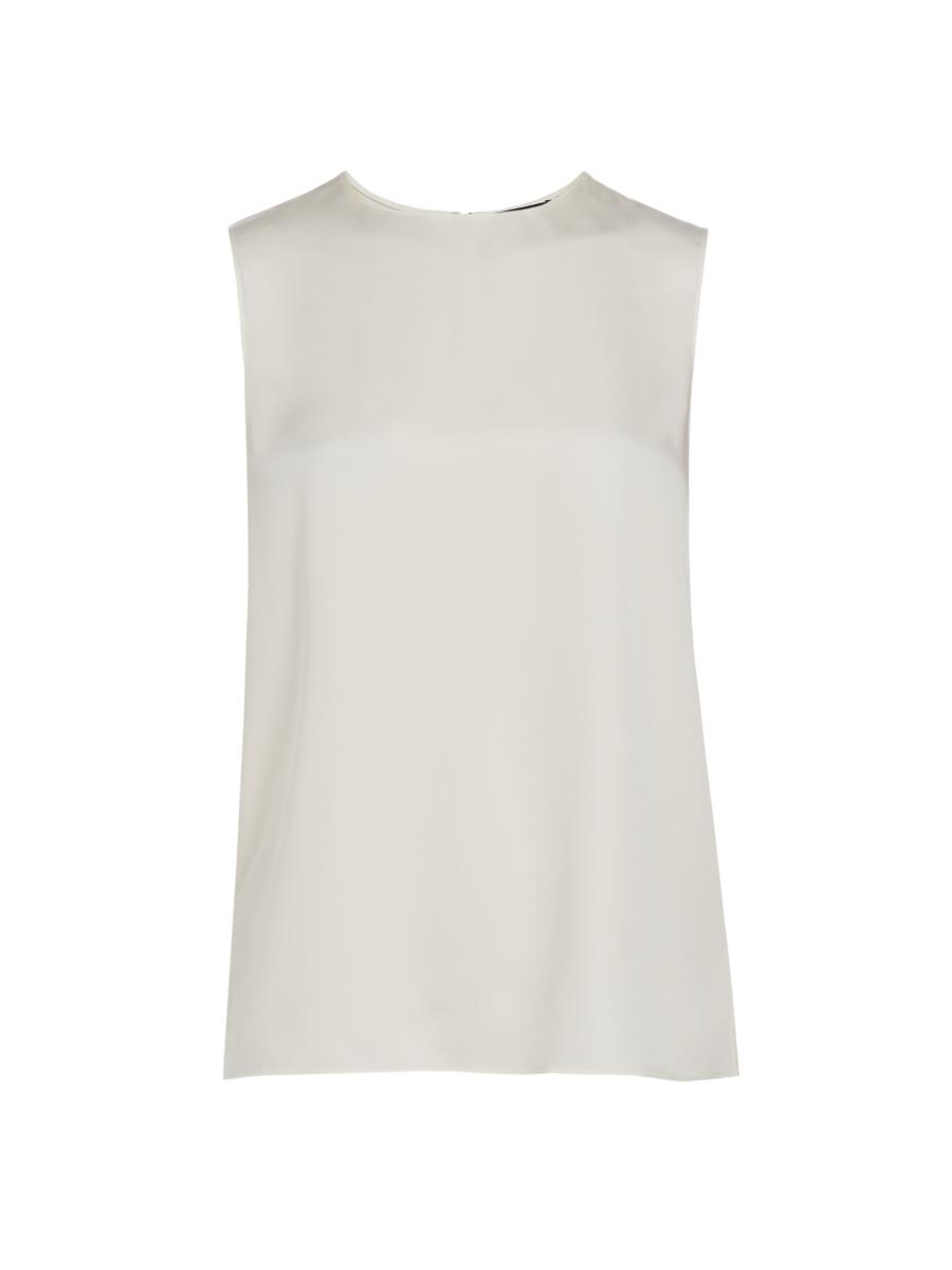 Theory - Silk Combo SL Roll Neck Top/シルクノースリーブ
