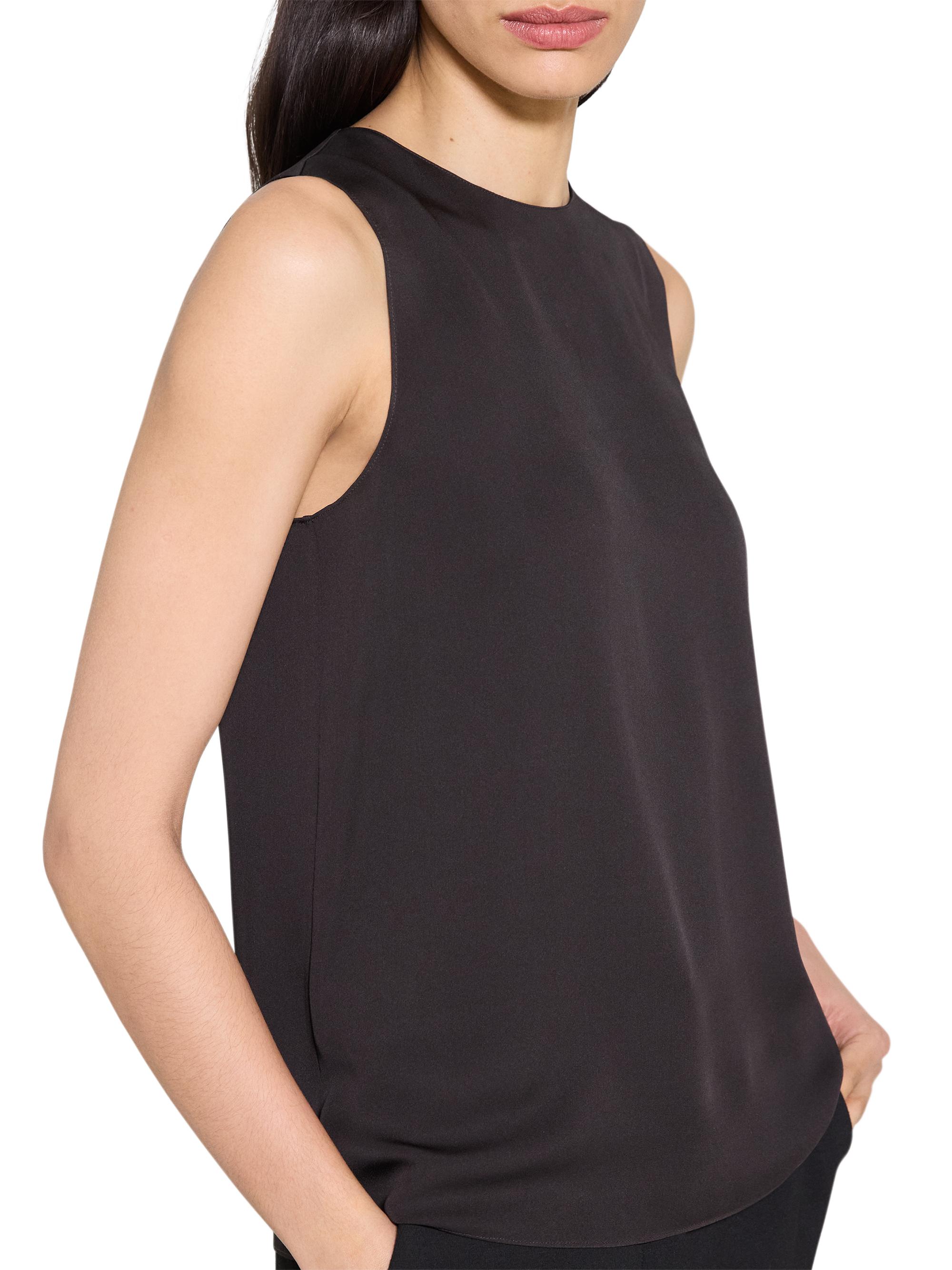 SNAIL RAMP 2025 Tシャツ L 黒 Theory Sleeveless Silk Top | Saks Fifth Avenue