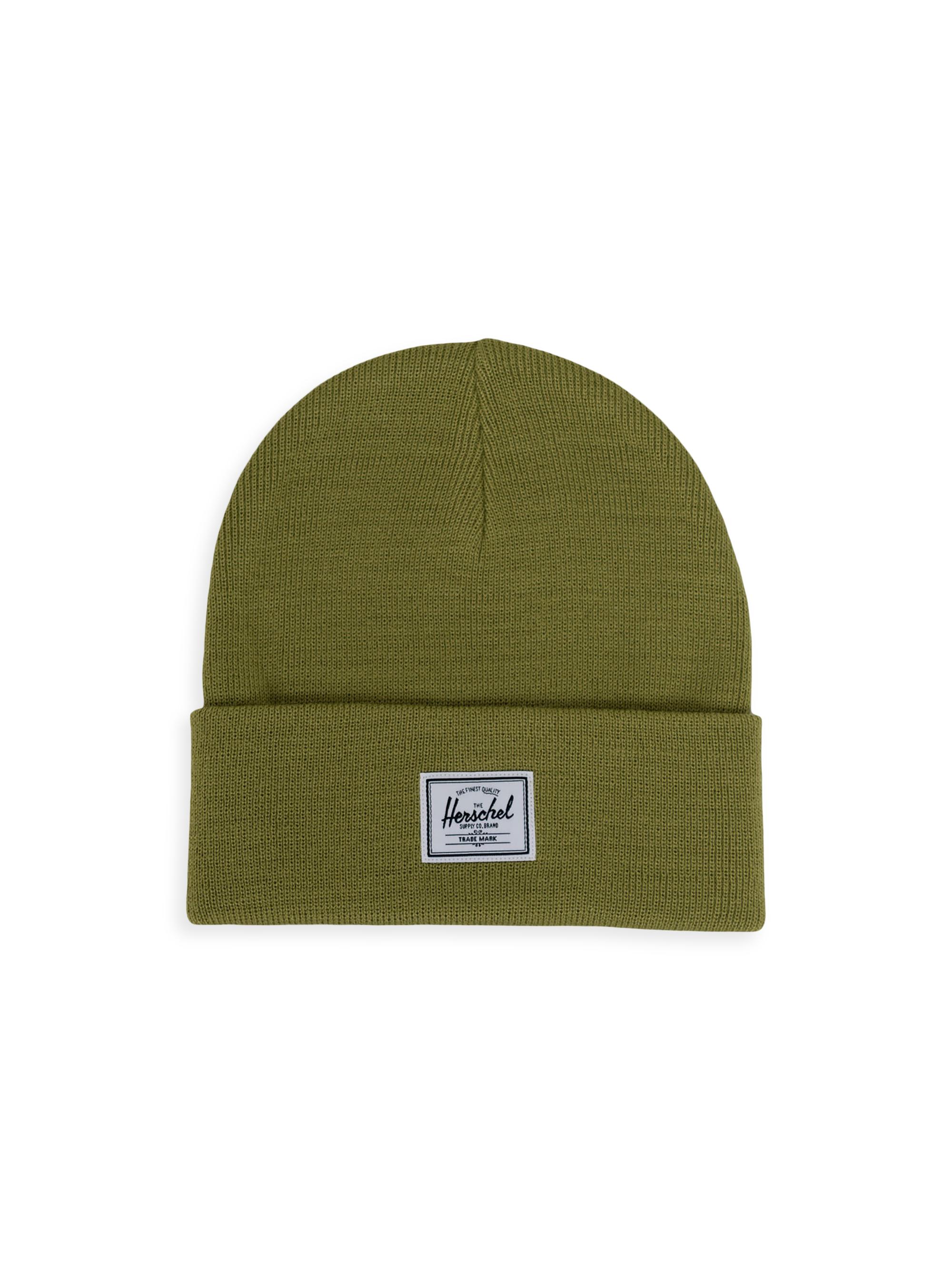 Herschel Supply Co. Men's Elmer Logo Patch Beanie - Moss