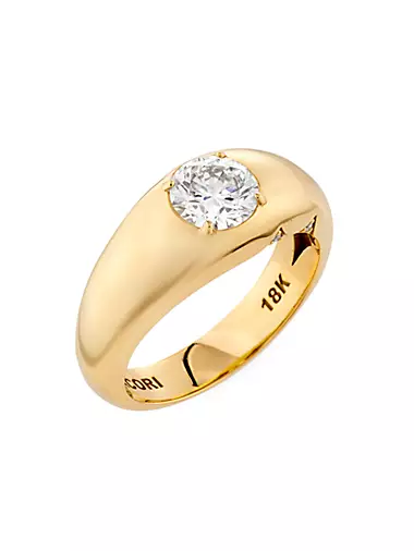Tacori Allure 18K Yellow Gold & 1.0 TCW Lab-Grown Diamond Ring