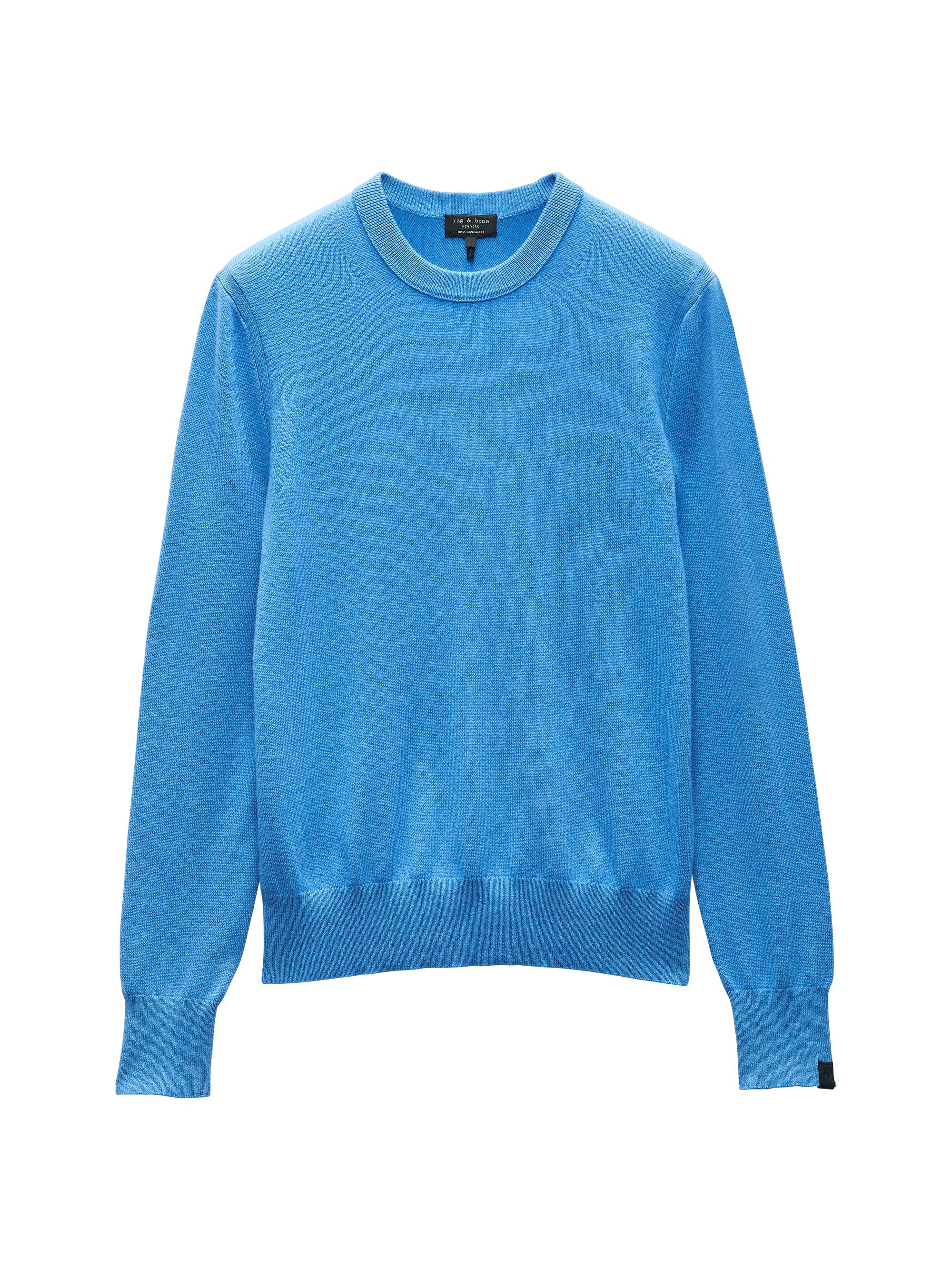 rag & bone Men's Harding Cashmere Sweater - Blue