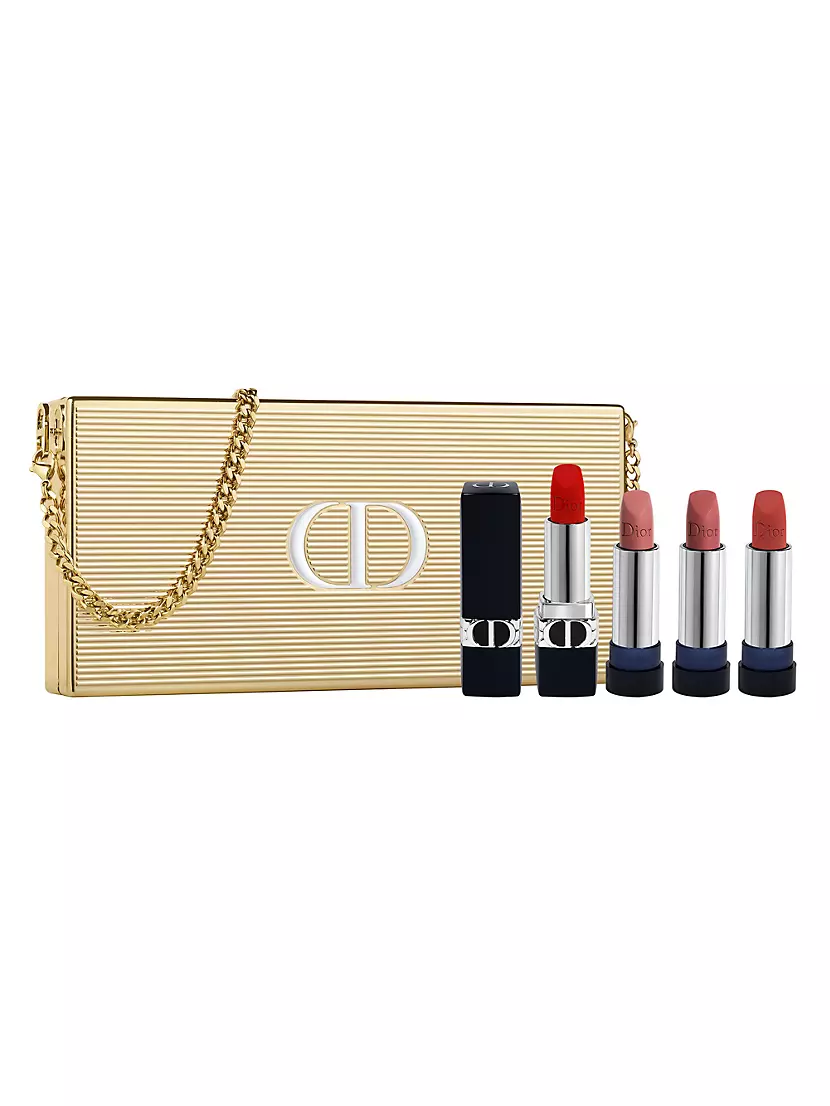 Shop Dior Rouge Dior Minaudière Clutch 4-Piece Lipstick Set | Saks 
