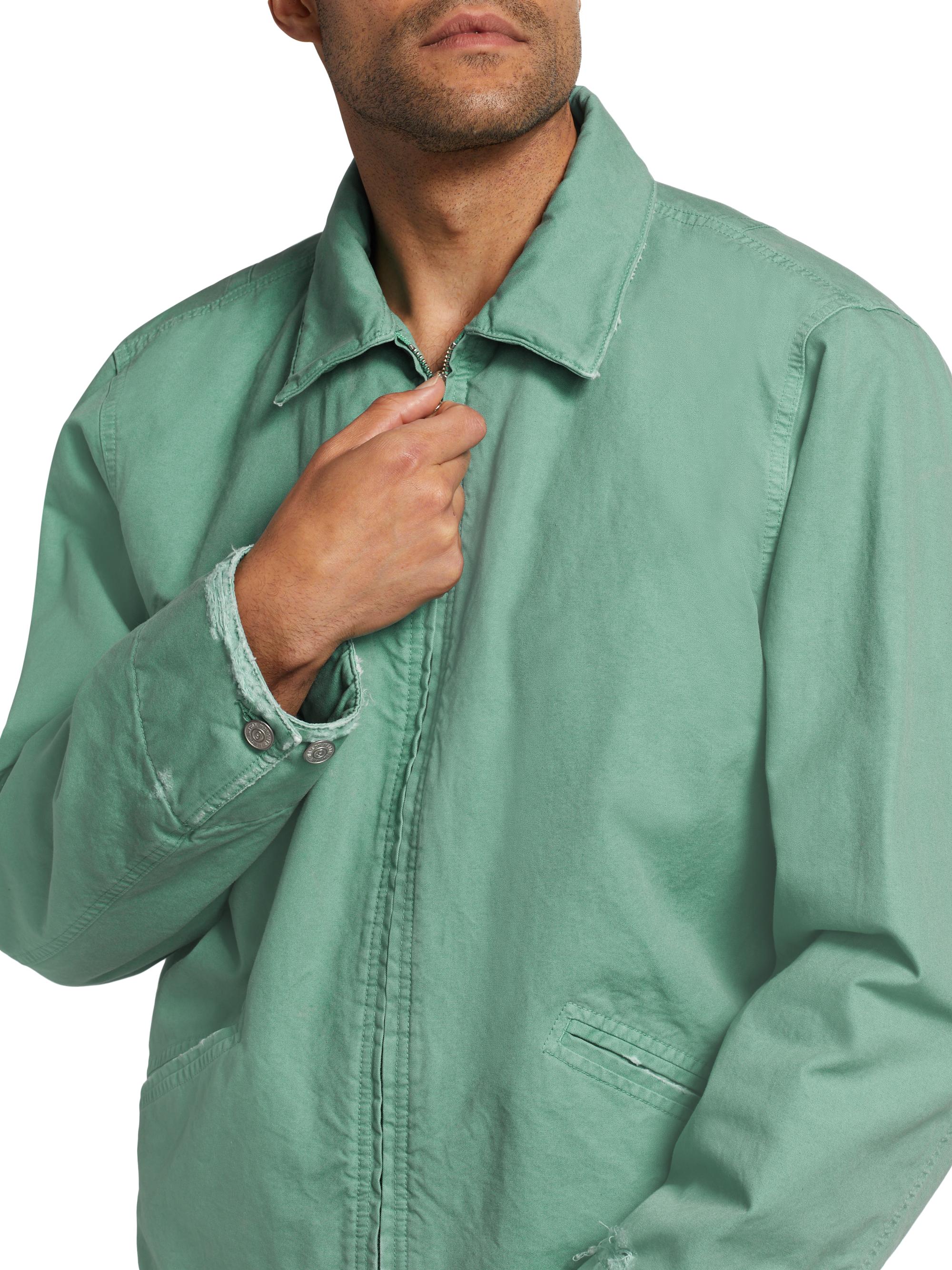 MM6 Maison Margiela Distressed Utility Jacket | Saks Fifth Avenue