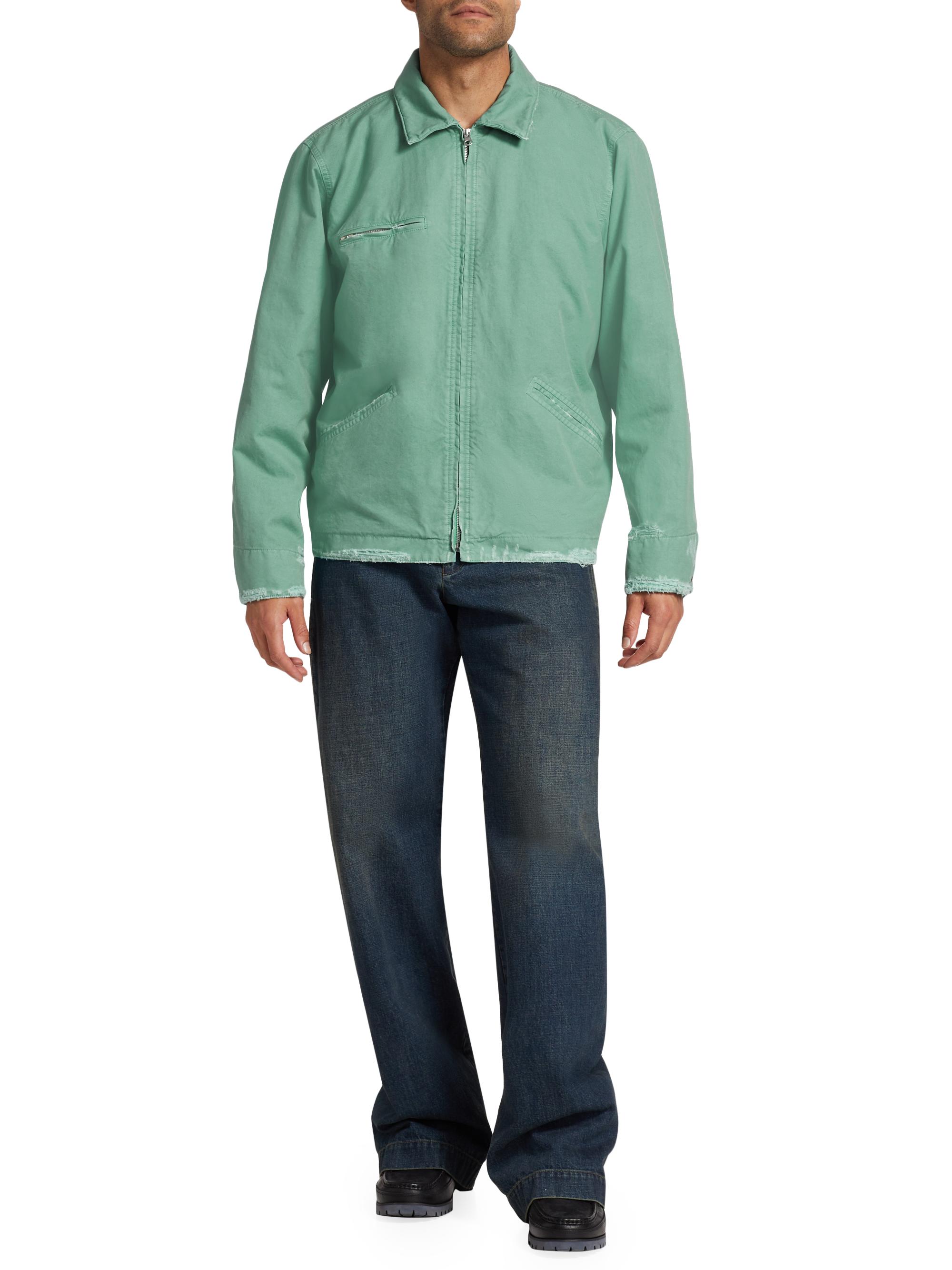 Shop MM6 Maison Margiela Distressed Utility Jacket | Saks Fifth Avenue