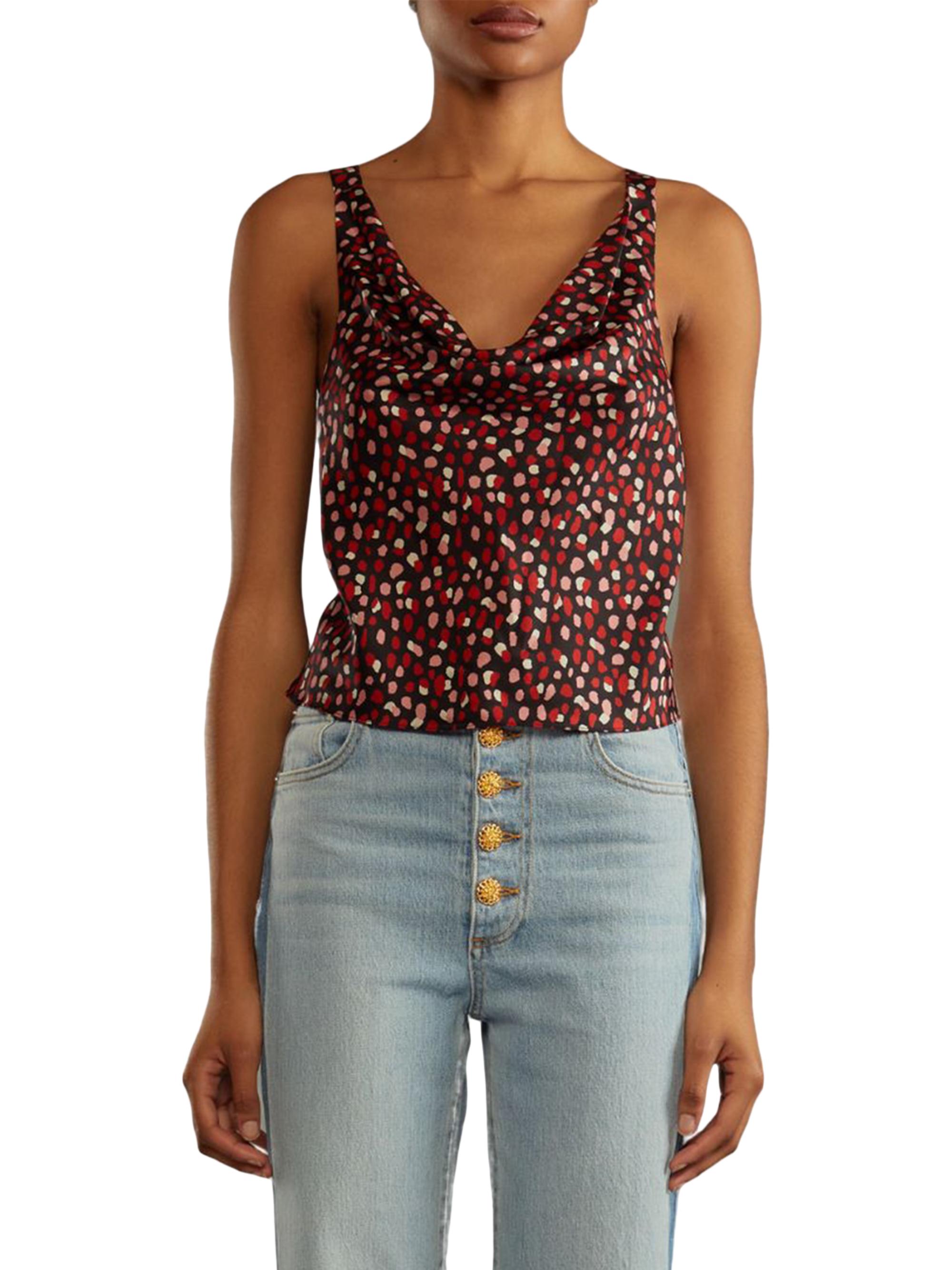 Cynthia Rowley Women's Abstract Silk Blouse