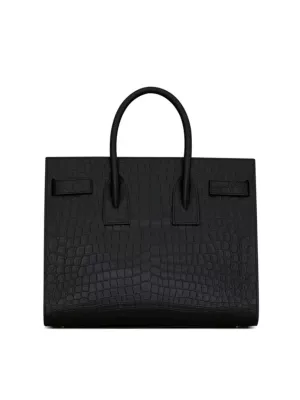 Saint Laurent Small Sac De Jour Top Handle Bag In Matte Embossed