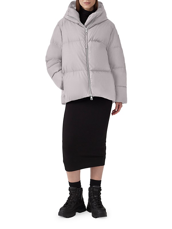 Shop Canada Goose Garnet Oversized Down Puffer Jacket | Saks Shop Canada Goose Garnet Oversized Down Puffer Jacket | Saks
