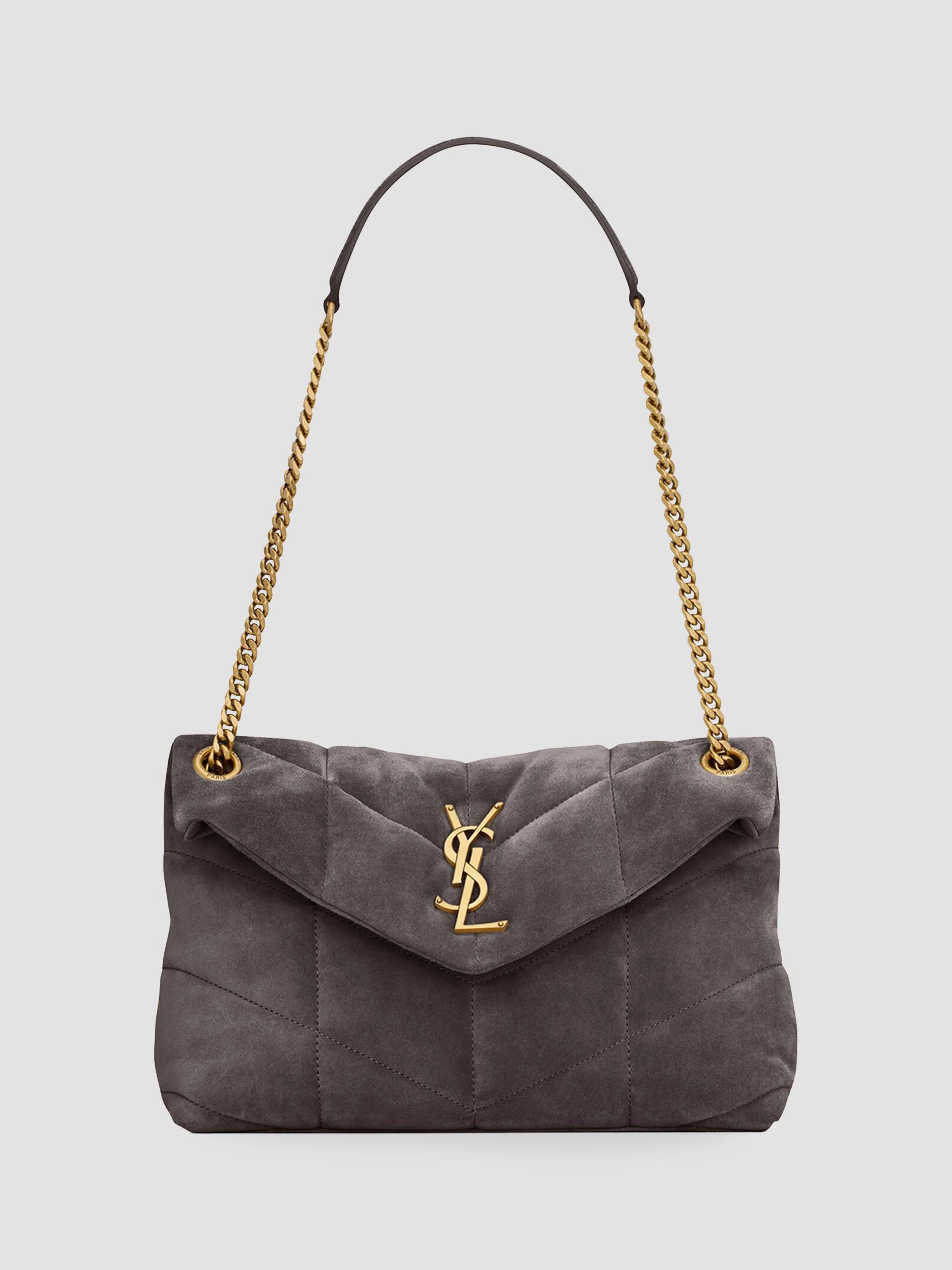 Saint Laurent Le 5 ÿ 7 Supple Large Shoulder Bag in Suede | Saks