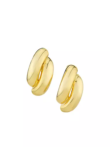 Athena 14K-Gold-Plated Drop Earrings