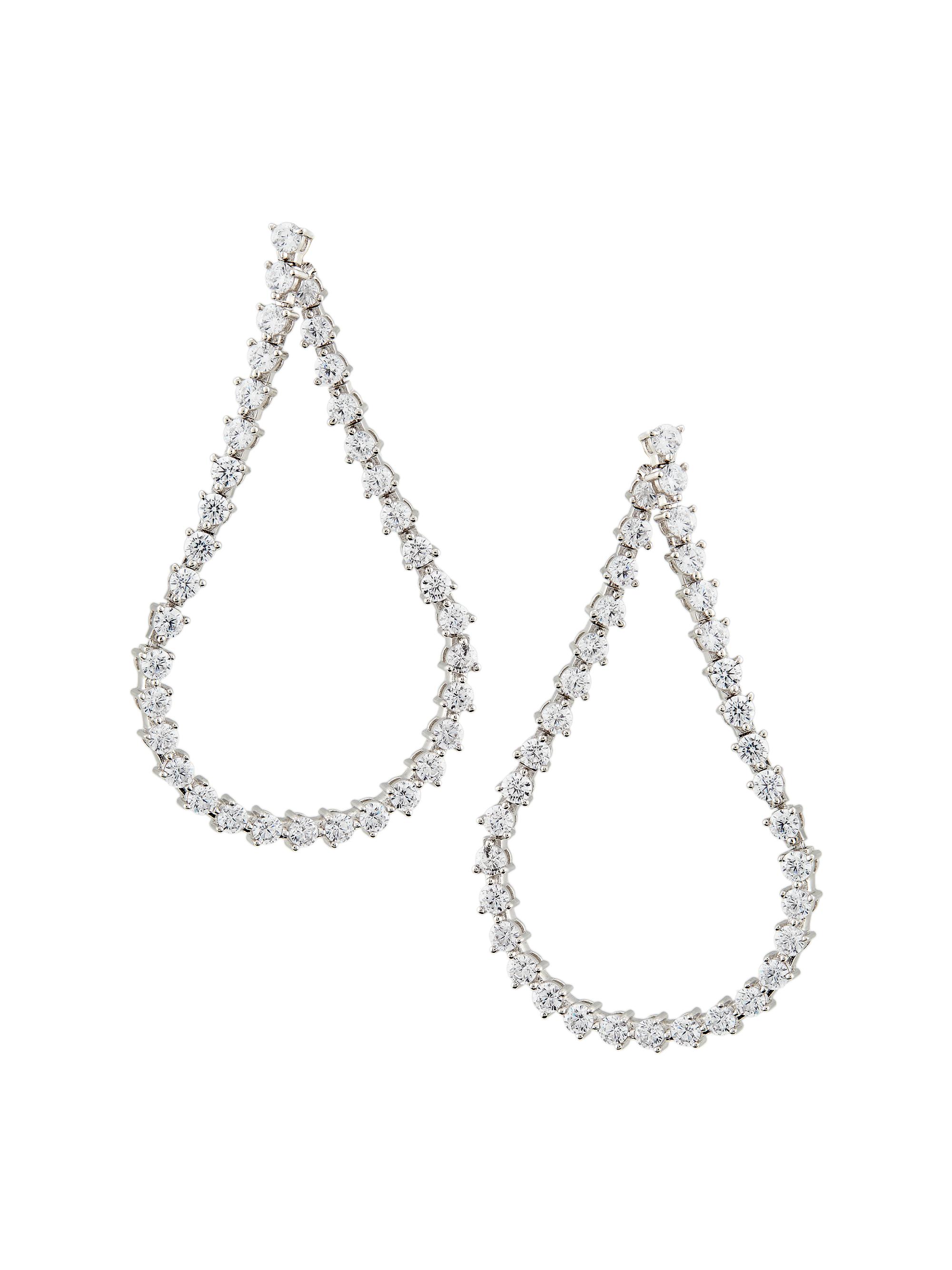 Shashi Women's Sophia Sterling Silver & Cubic Zirconia Earrings - Silver