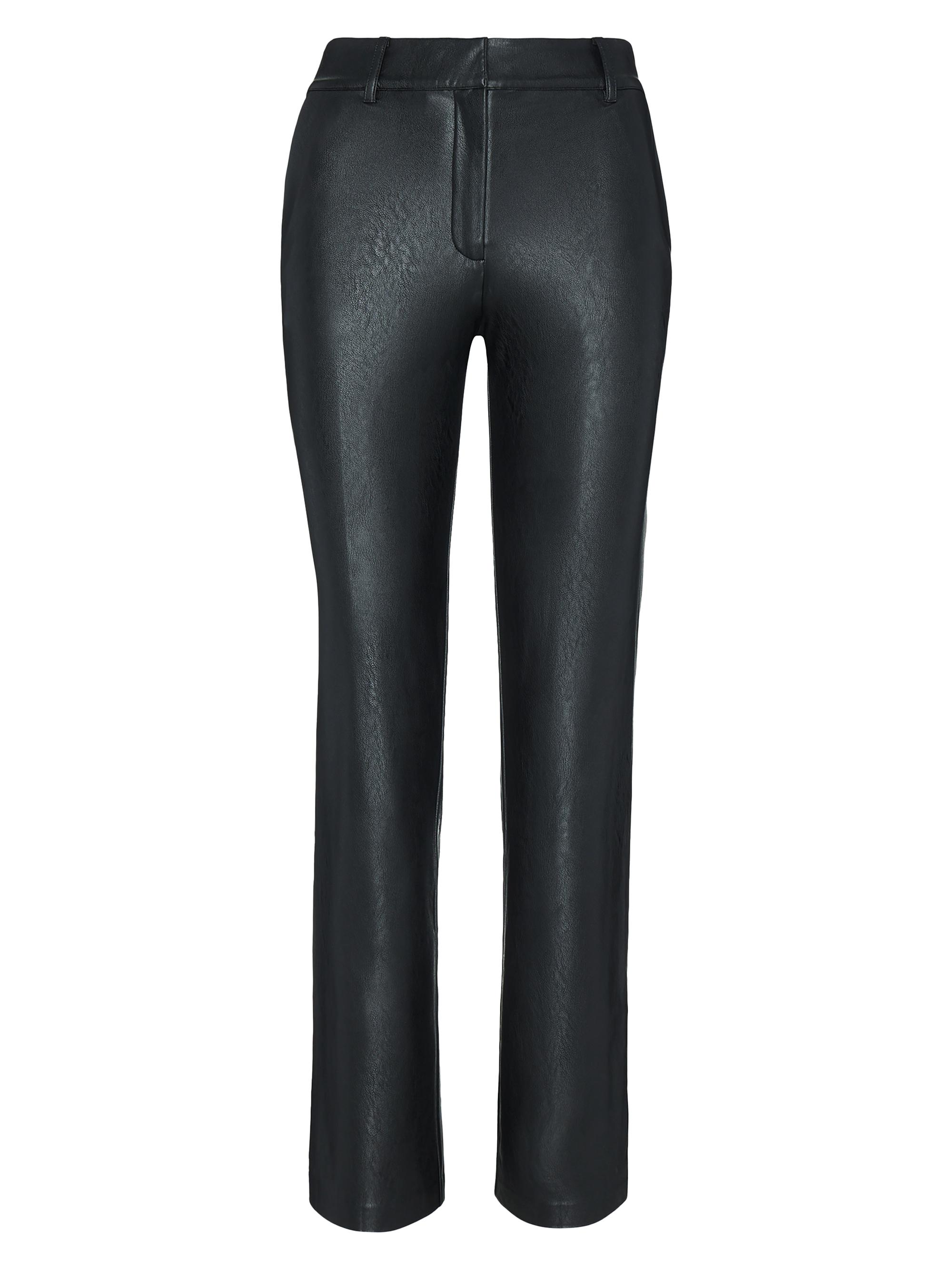 Commando Women's Faux Leather Trousers - Black