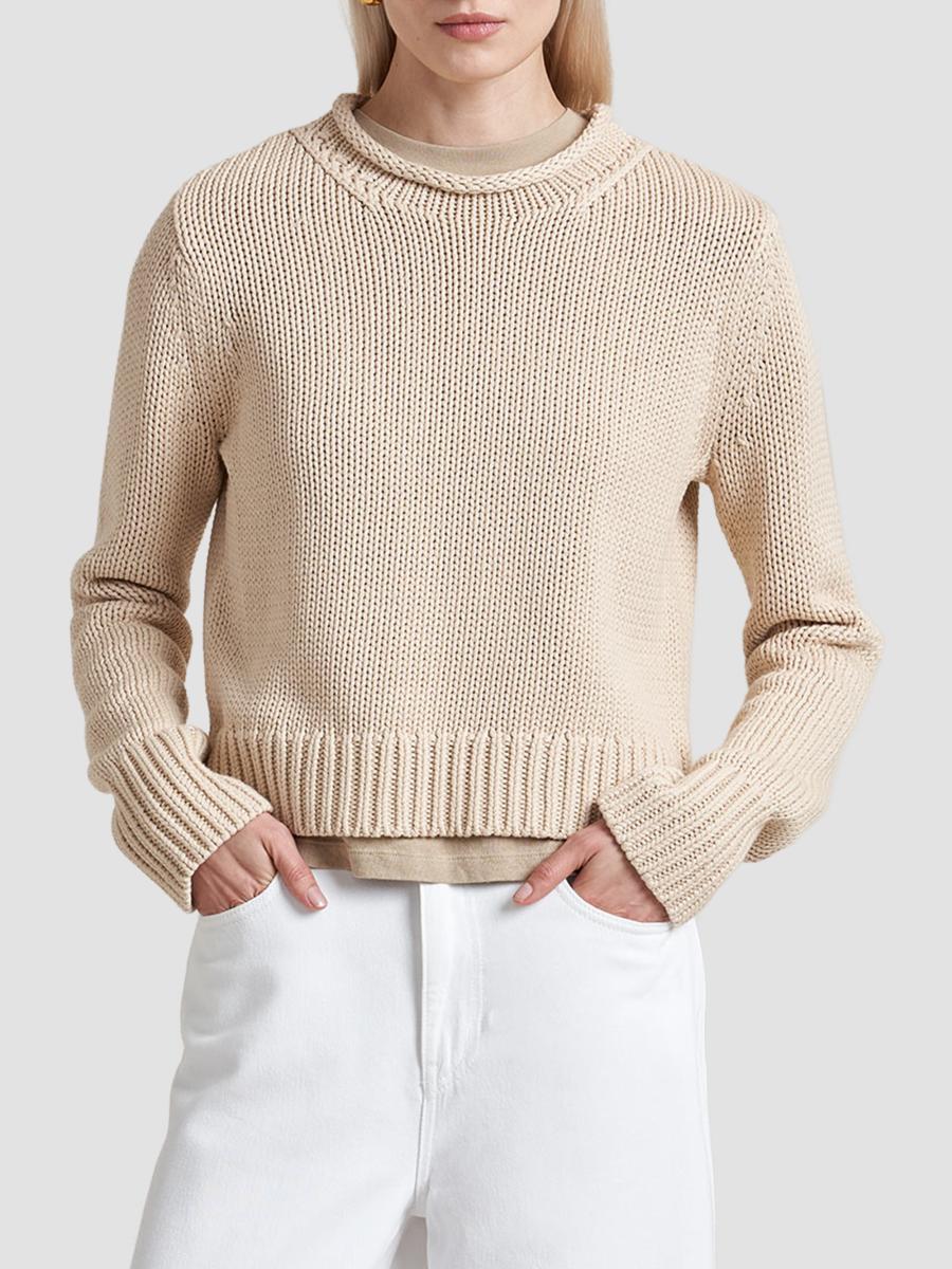 La Ligne Women's Solid Mini Marina Sweater In Sand