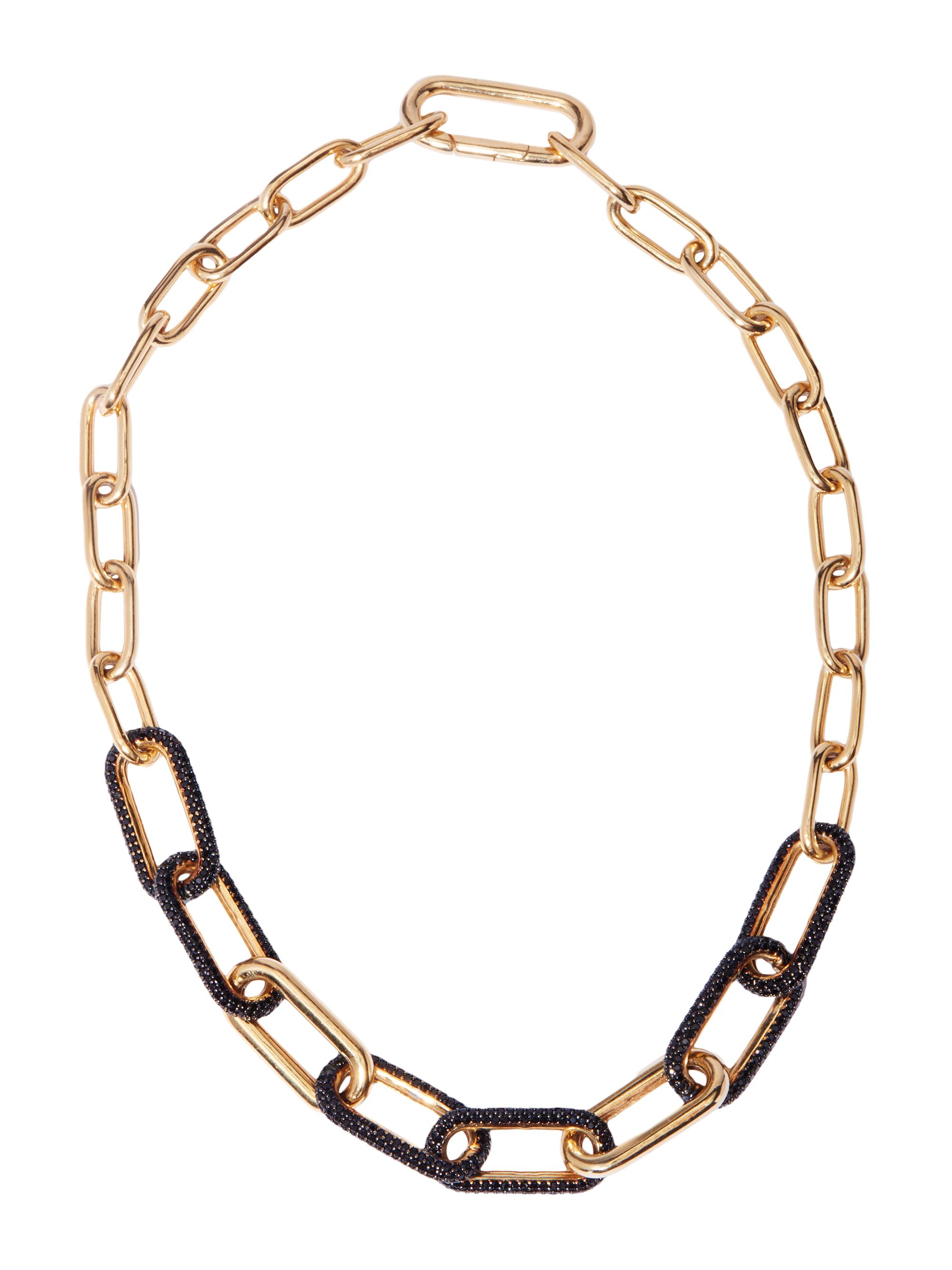Nickho Rey Women's The Collection Link 14K-Gold Vermeil & Crystal Collar Necklace - Gold