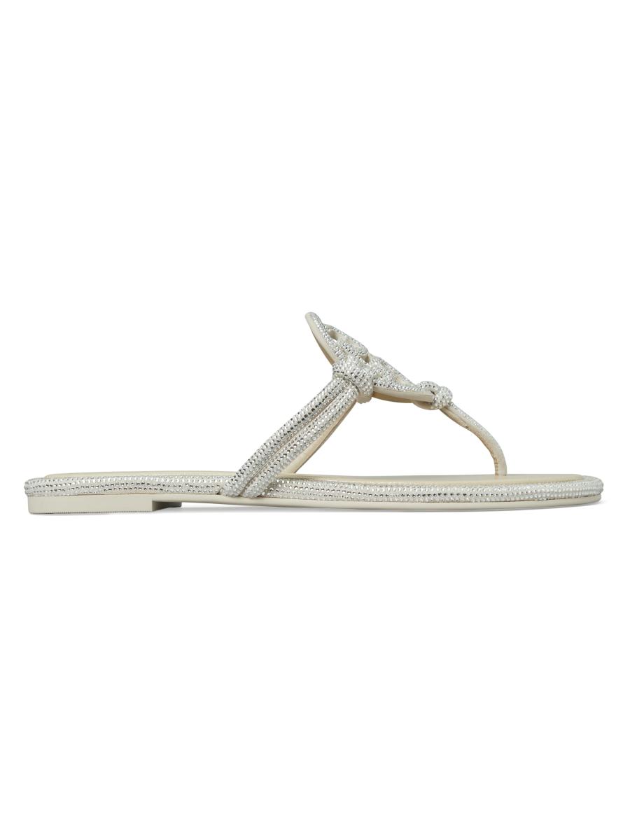 Tory Burch Pavé Cord Miller Leather Sandals | Saks Fifth Avenue