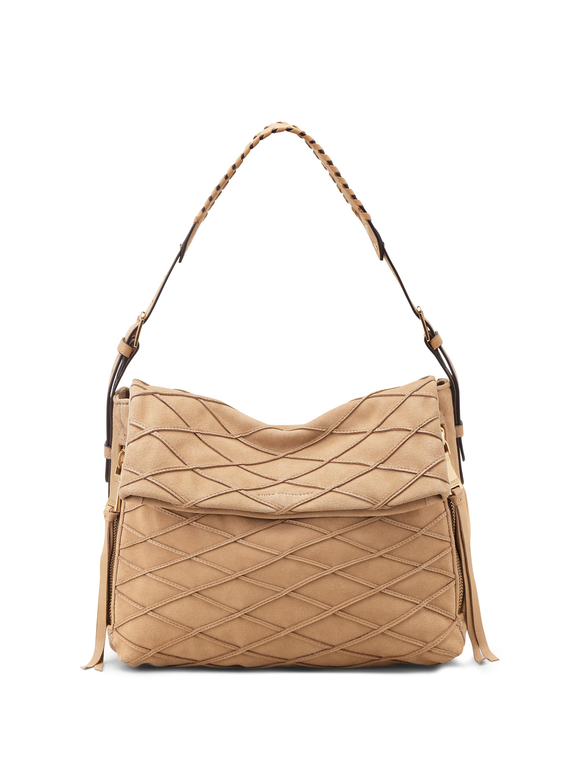 Aimee Kestenberg Women's Bali Suede Hobo Bag - Oak