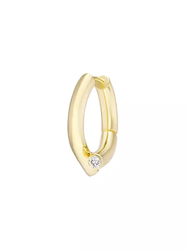 Oera Mini 18K Yellow Gold & 0..10 TCW Diamond Single Earring