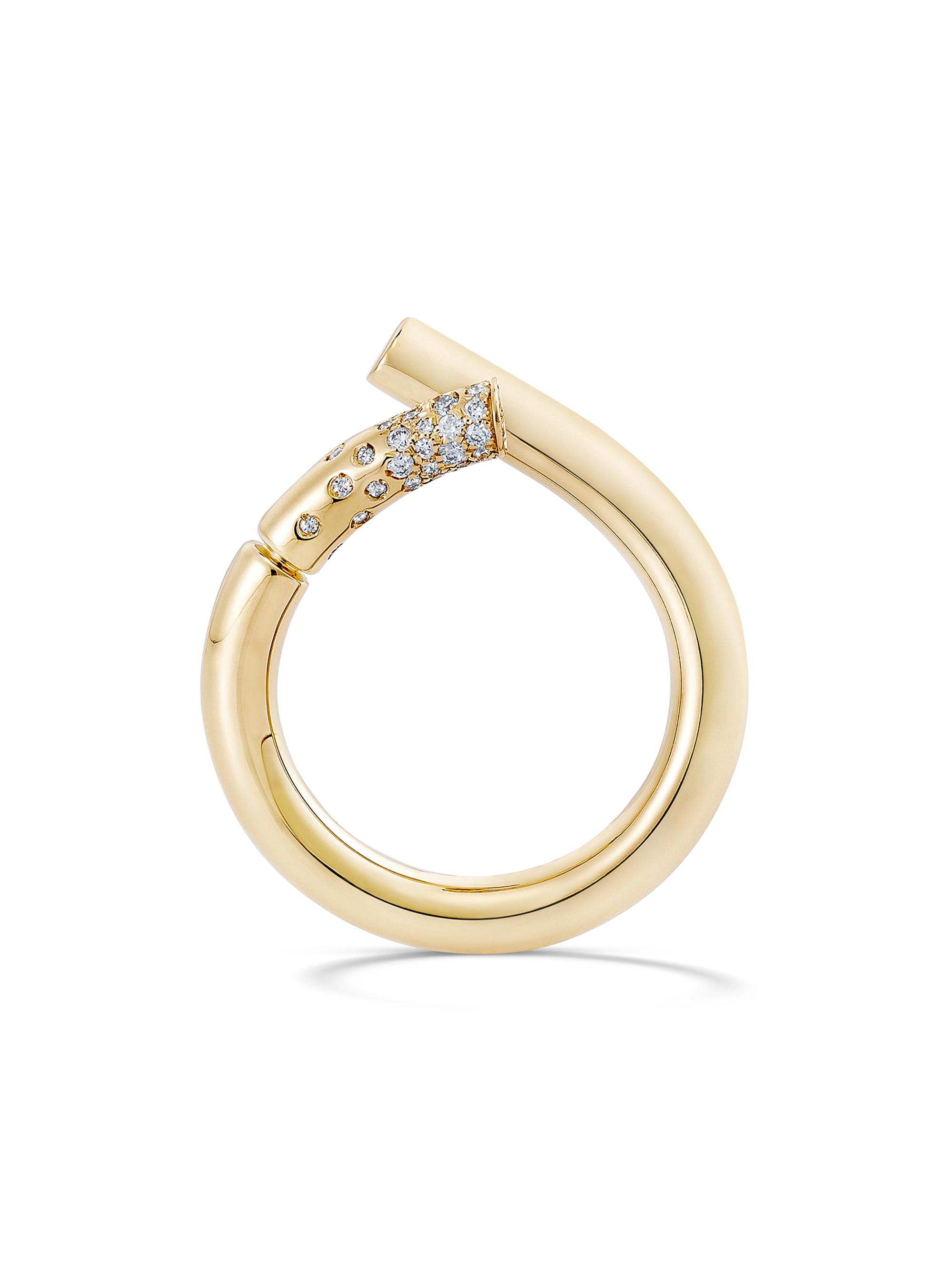 Tabayer Women's Oera 18K Yellow Gold & 0.18 TCW Diamond Ring - Yellow Gold