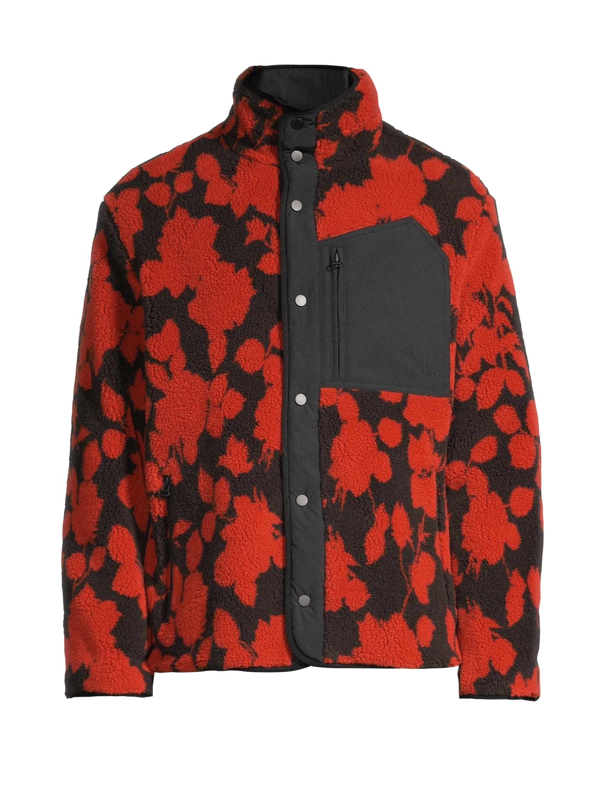 Closed Men's Teddy Jaquard Jacket - Ember Red
