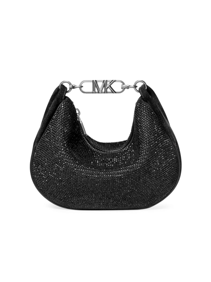 Shop MICHAEL Michael Kors Small Kendall Crystal-Embellished