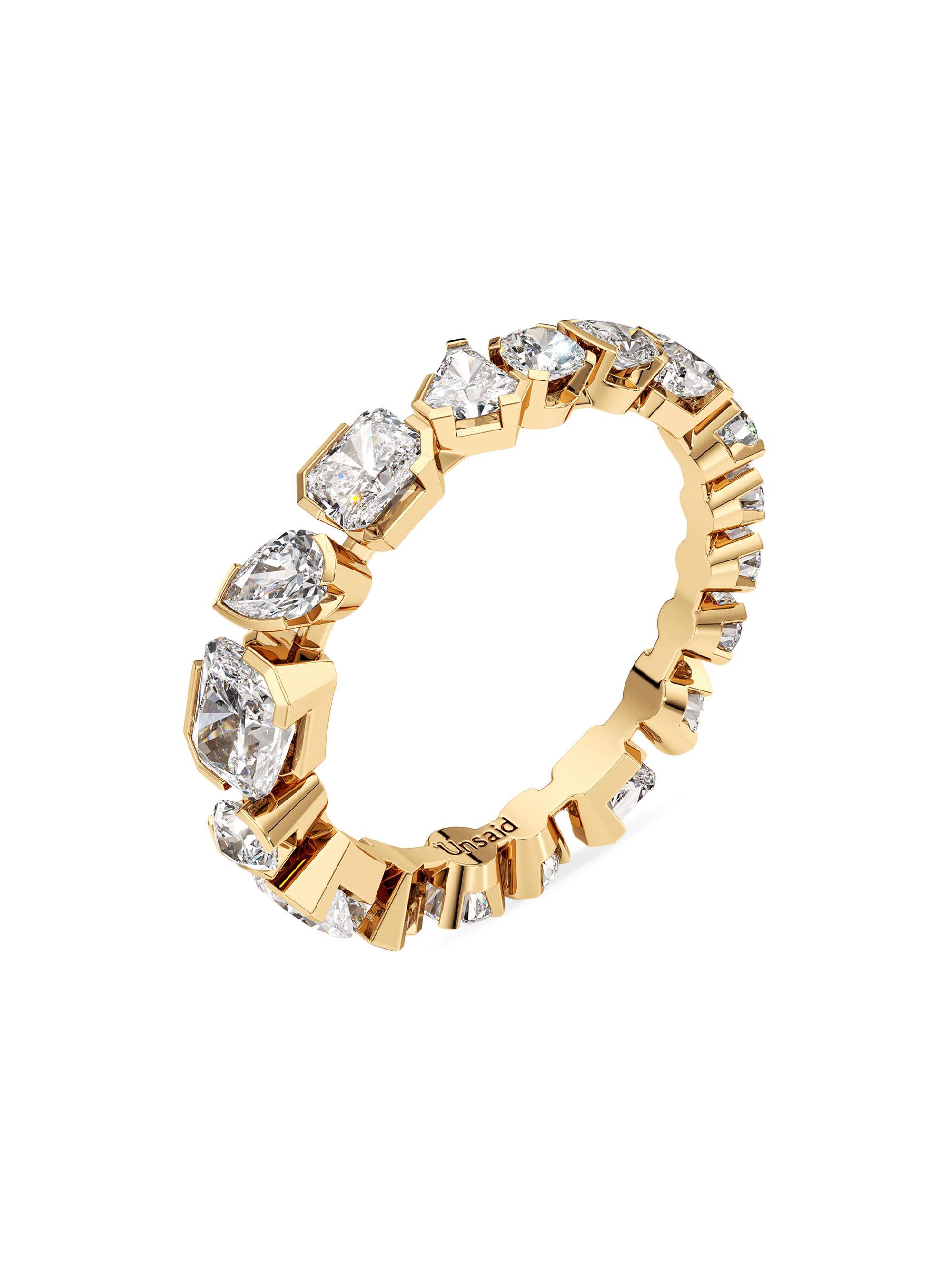 Unsaid Women's Meta 18K Gold & 1.82 TCW Lab-Grown Diamond Eternity Ring - Yellow Gold