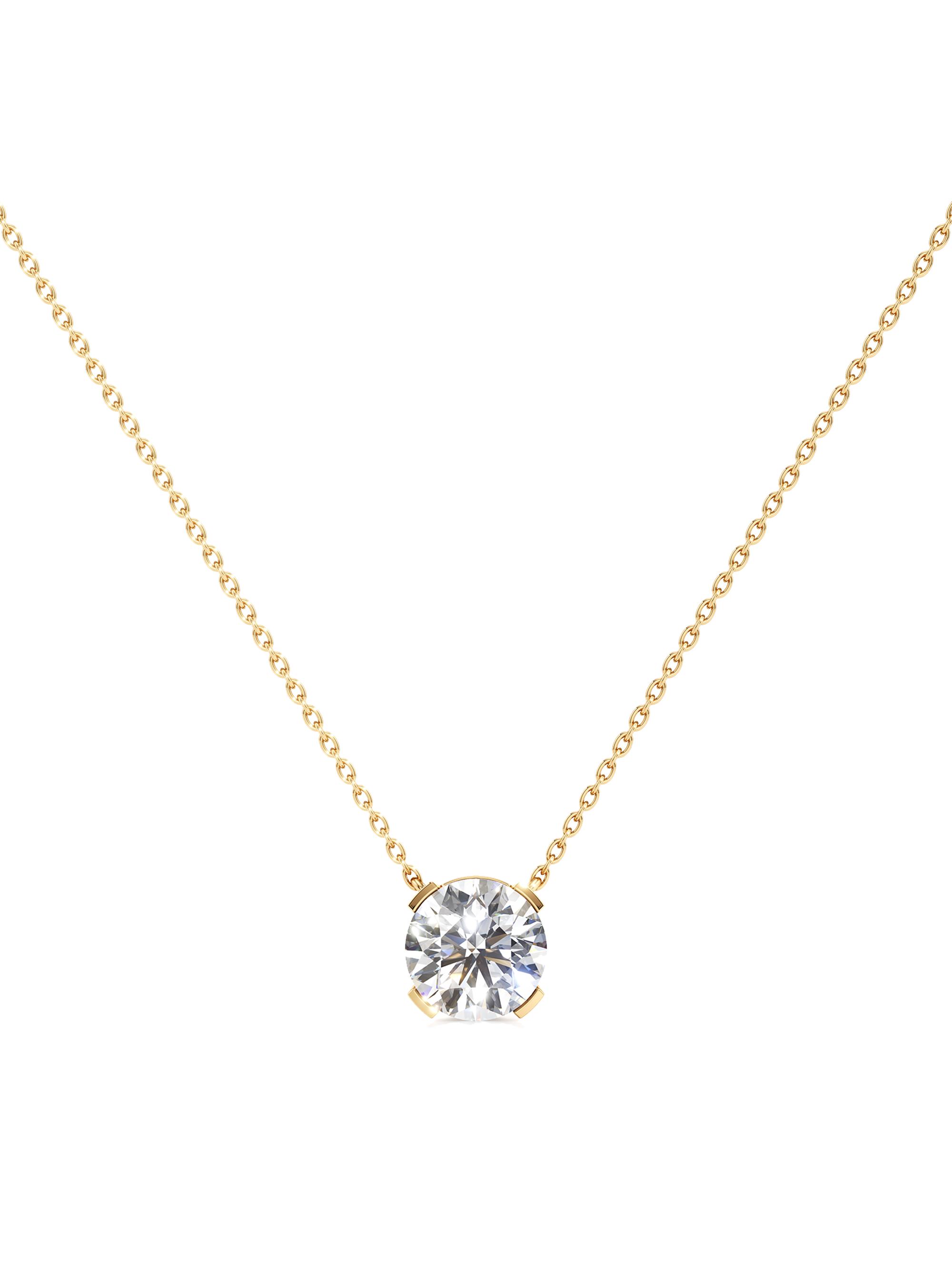 Unsaid Women's Meta 18K Yellow Gold & 1.01 TCW Lab-Grown Diamond Pendant Necklace - Yellow Gold
