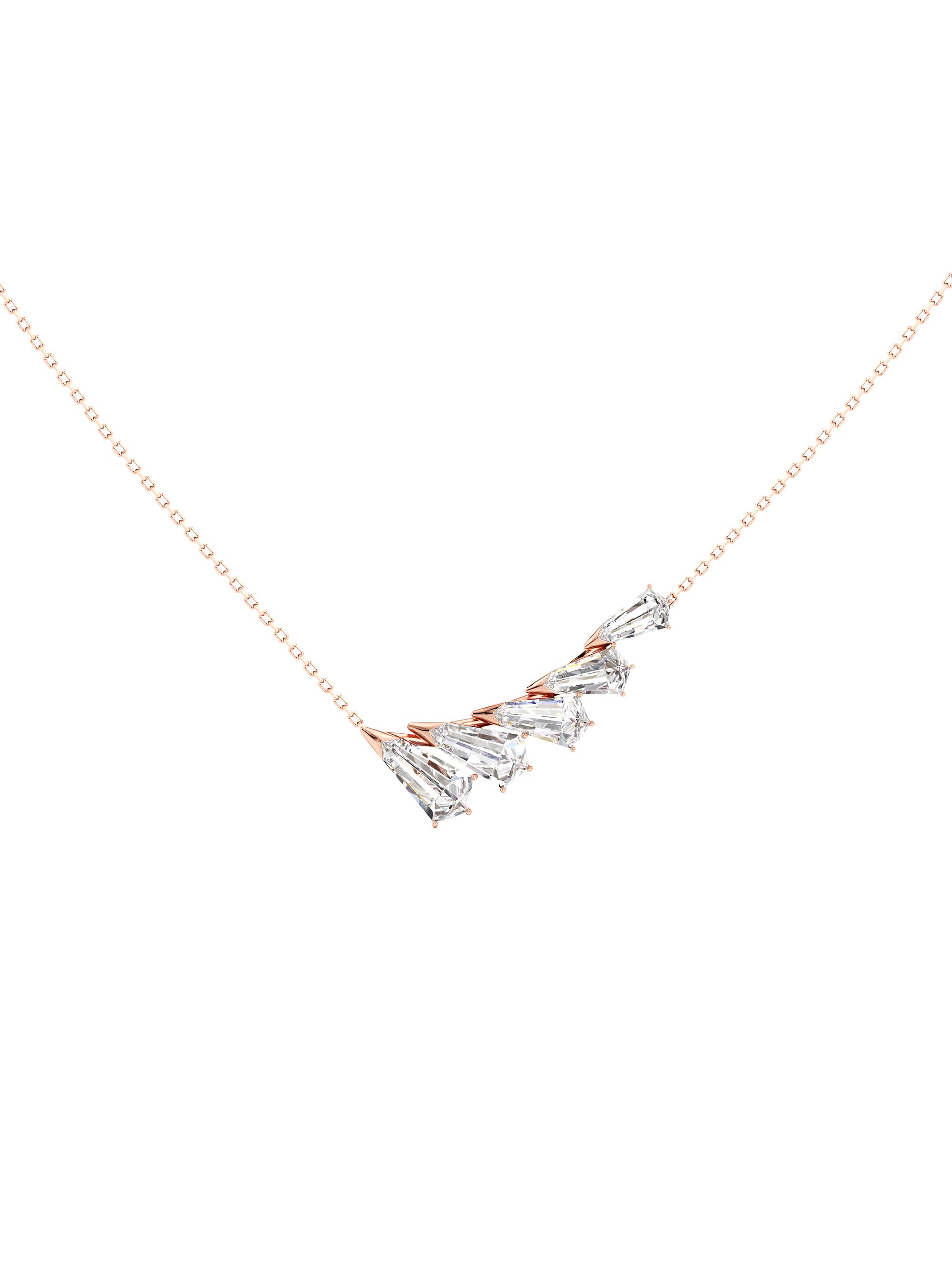 Unsaid Women's Phoenix 18K Rose Gold & 3.33 TCW Lab-Grown Diamond Wing Pendant Necklace - Rose Gold
