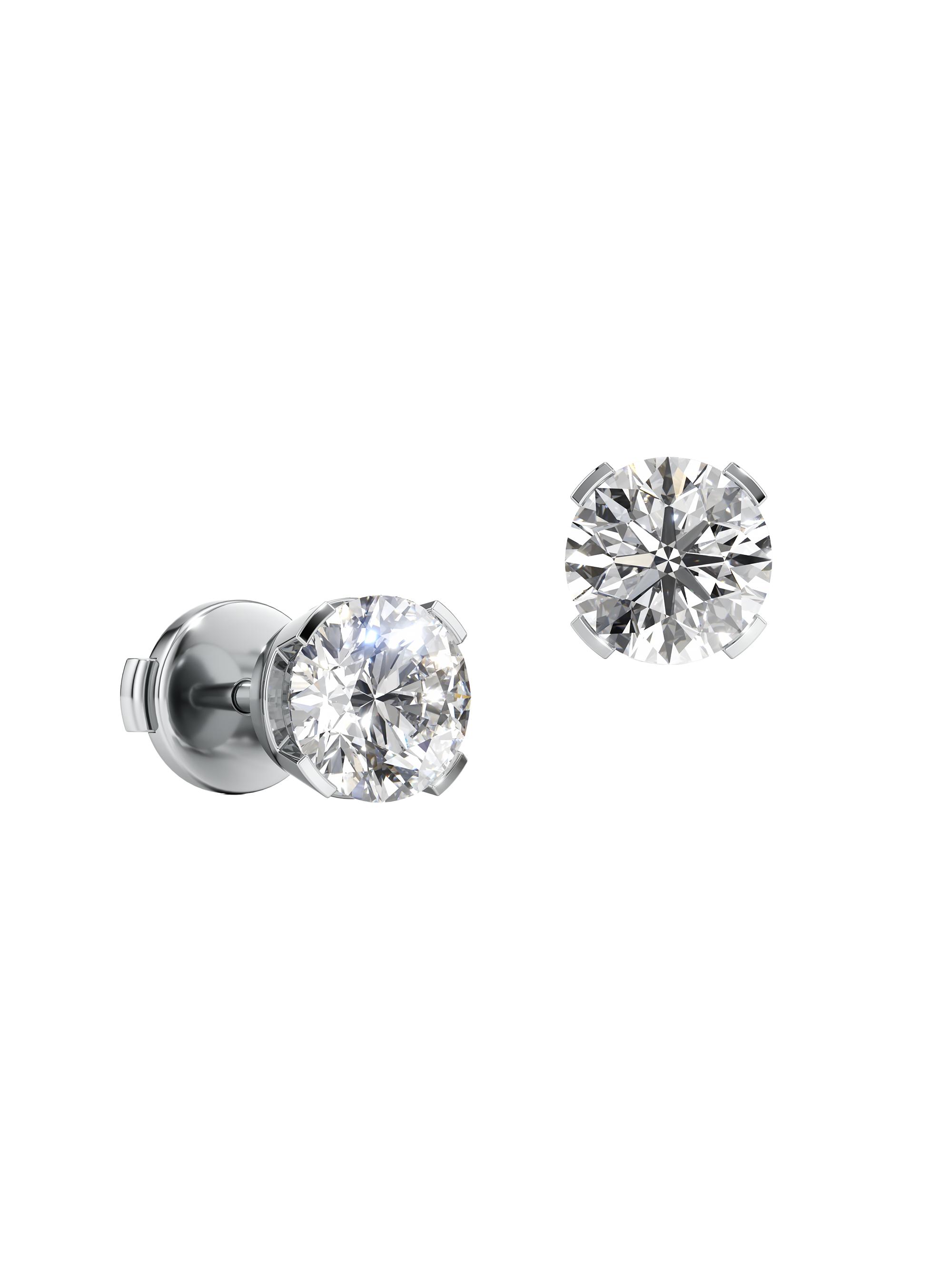 Unsaid Women's Meta 18K White Gold & 2.01 TCW Lab-Grown Diamond Stud Earrings - White Gold