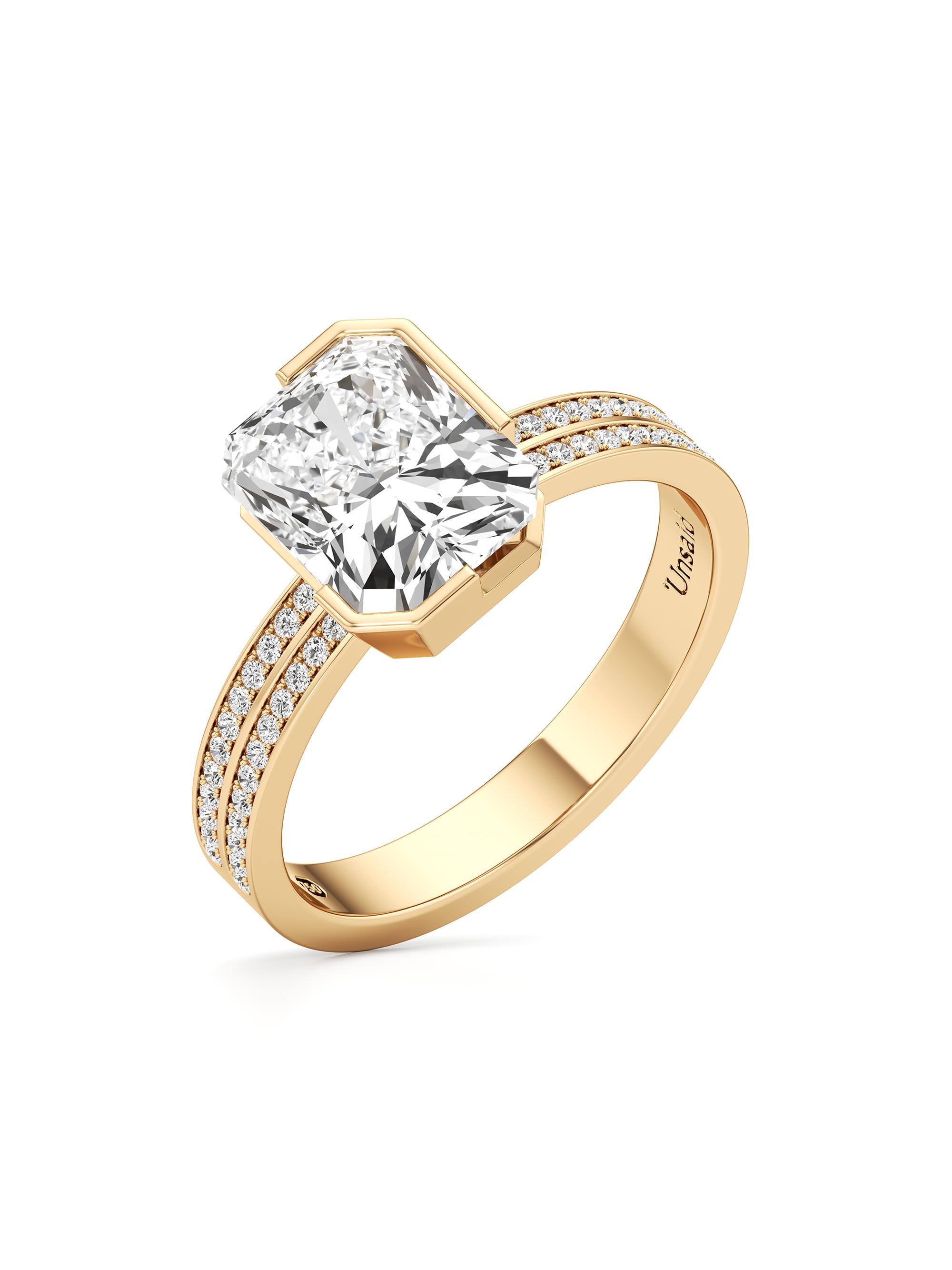 Unsaid Women's Meta 18K Yellow Gold & 3.40 TCW Lab-Grown Diamond Ring - Yellow Gold