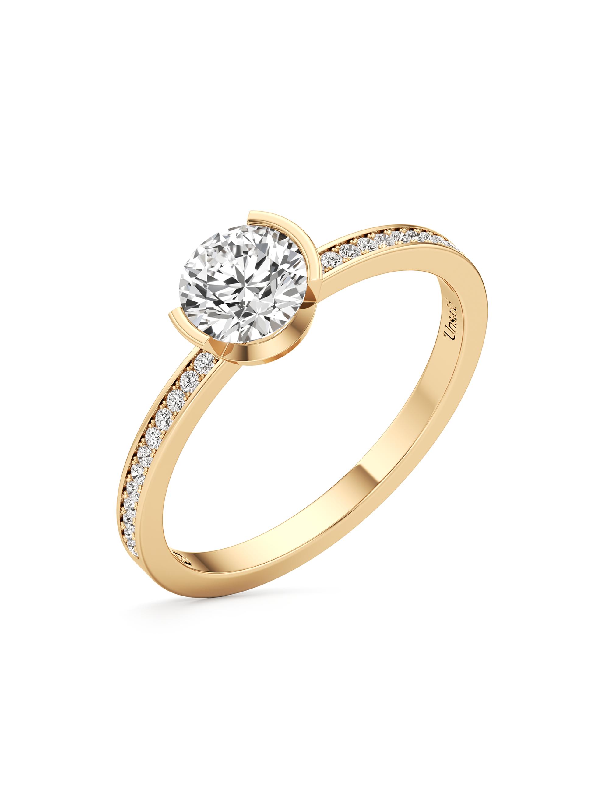 Unsaid Women's Meta Lune 18K Yellow Gold & 1.10 TCW Lab-Grown Diamond Ring - Yellow Gold