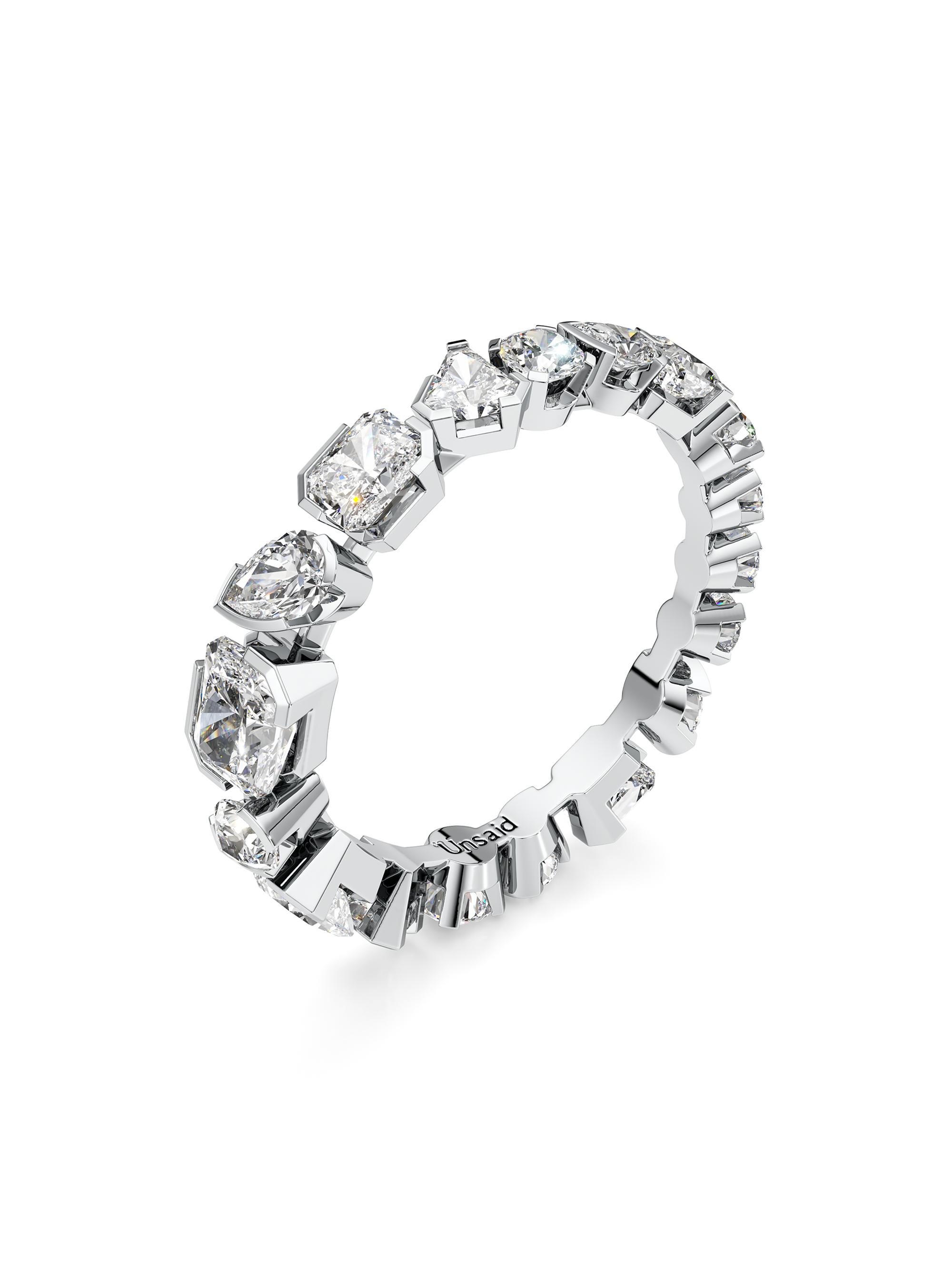 Unsaid Women's Meta 18K White Gold & 1.82 TCW Lab-Grown Diamond Eternity Ring - White Gold