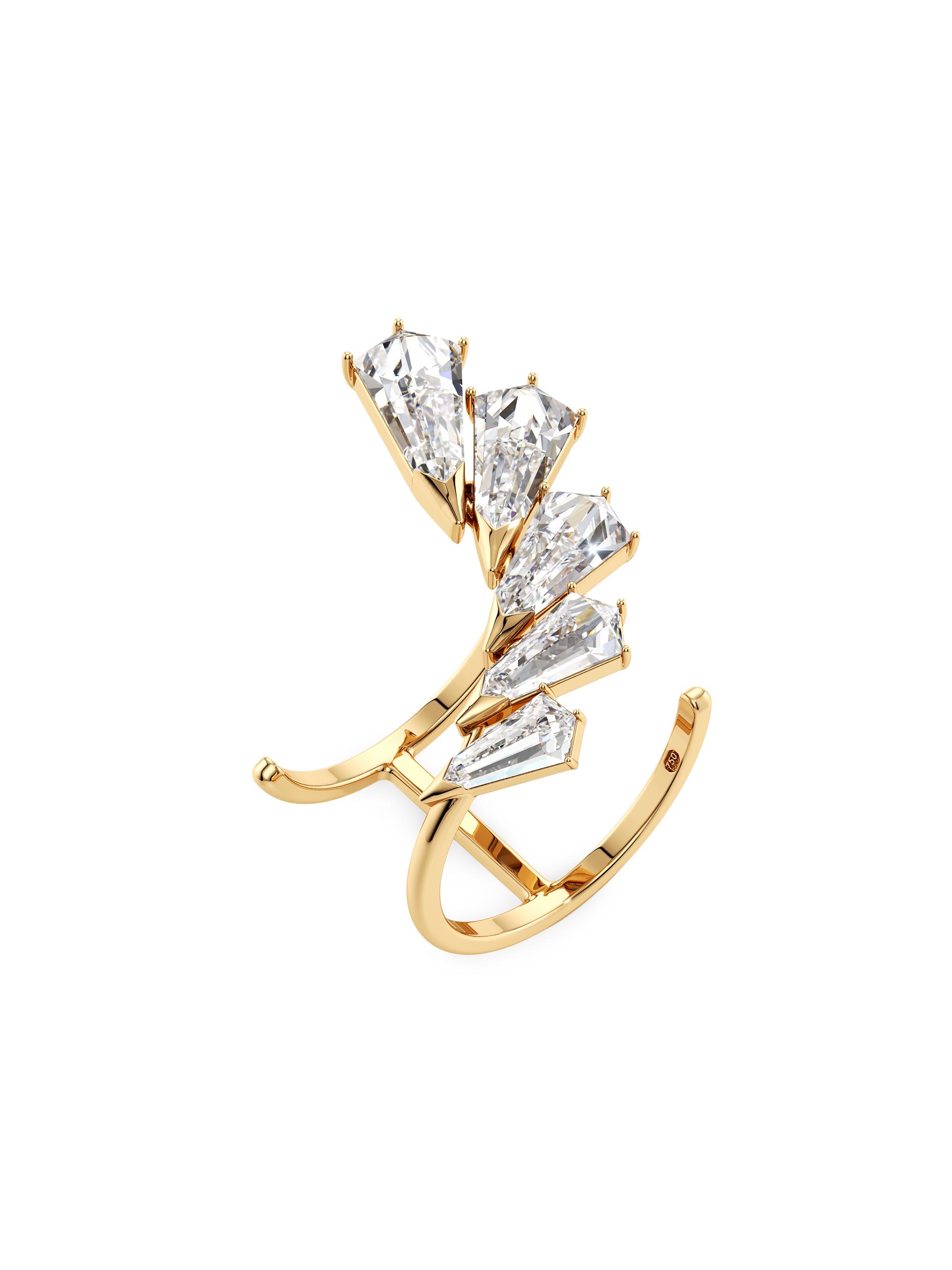 Unsaid Women's Phoenix Burst 18K Yellow Gold & 3.40 TCW Lab-Grown Diamond Ring - Yellow Gold