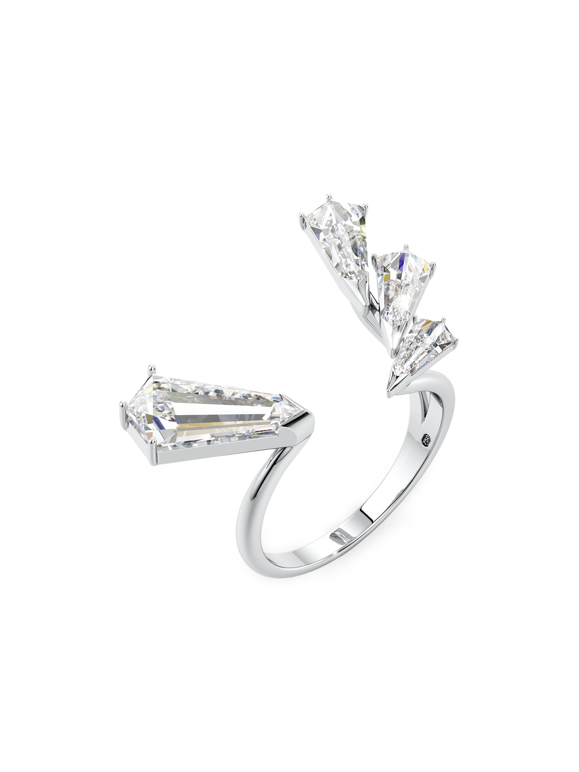 Unsaid Women's Phoenix Open Statement 18K White Gold & 2.75 TCW Lab-Grown Diamond Ring - White Gold