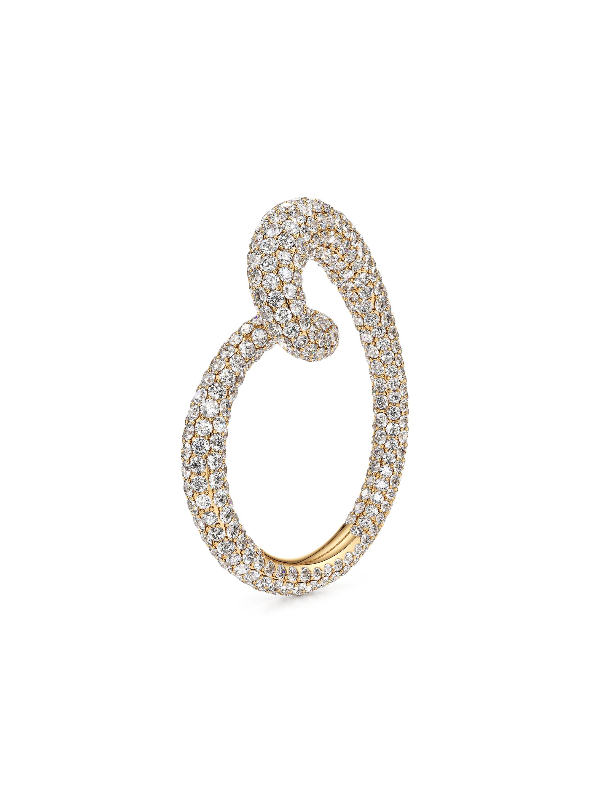 Unsaid Women's Whirlwind 18K Yellow Gold & 3.63 TCW Lab-Grown Diamond Heart Ring - Yellow Gold