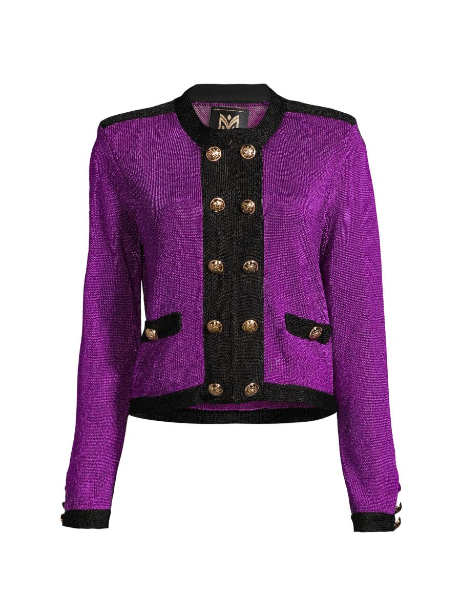 Milly Metallic Cardigan Sweater | Saks Fifth Avenue