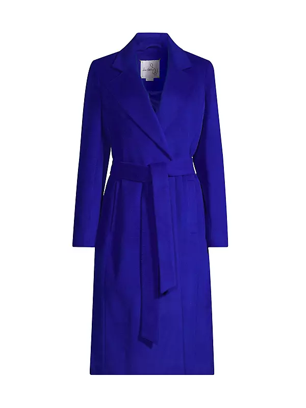 Wool-Blend Robe Coat