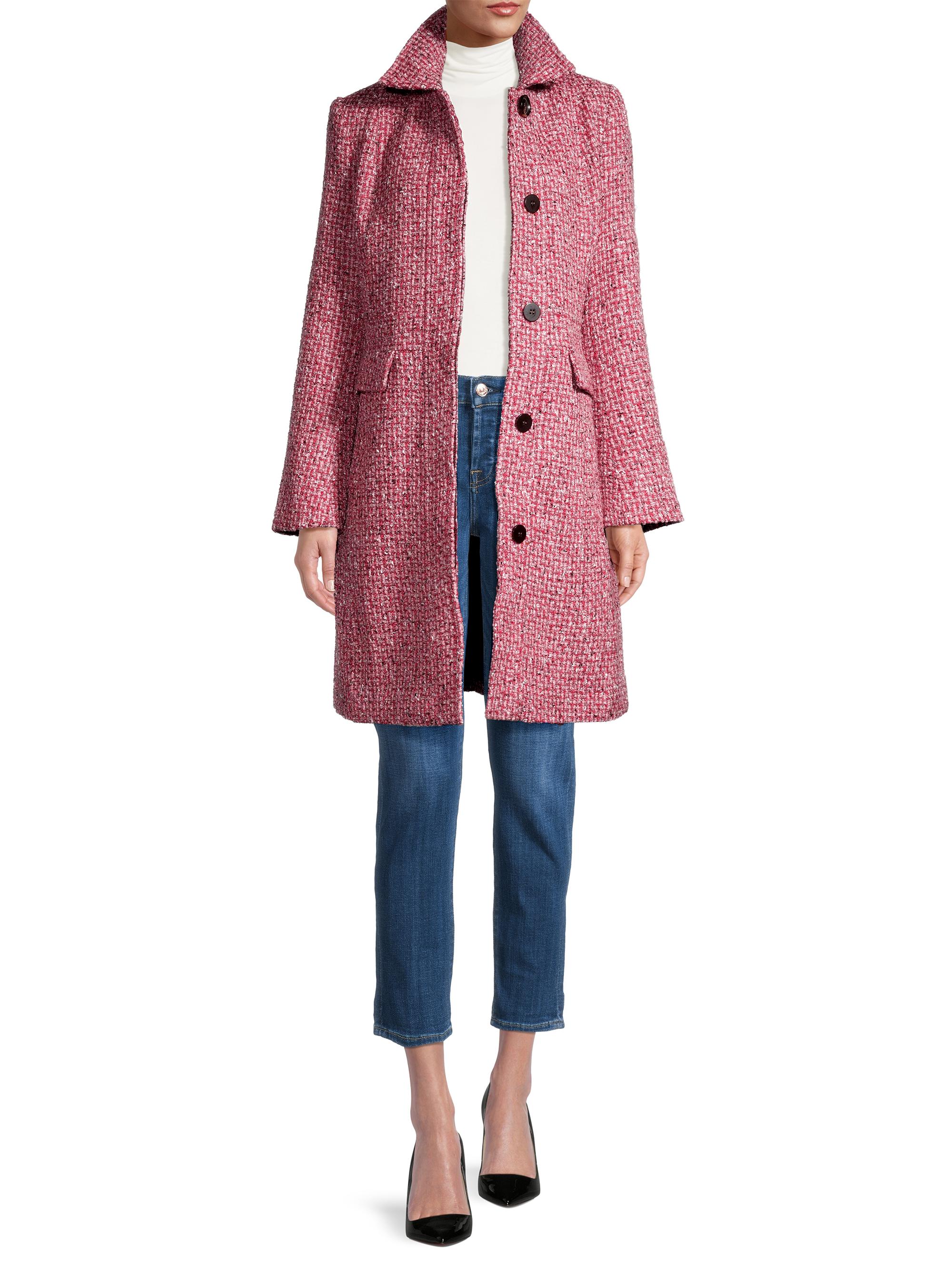 Sam Edelman Wool-Blend Tweed Coat | Saks Fifth Avenue