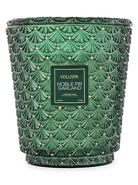 Shop Voluspa Holiday Noble Fir Garland 5-Wick Hearth Candle
